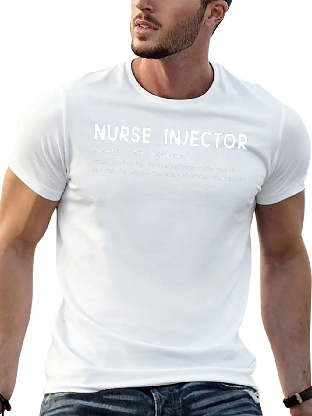 Nurse Injector Definition T-Shirt - Medical Apparel product image 4