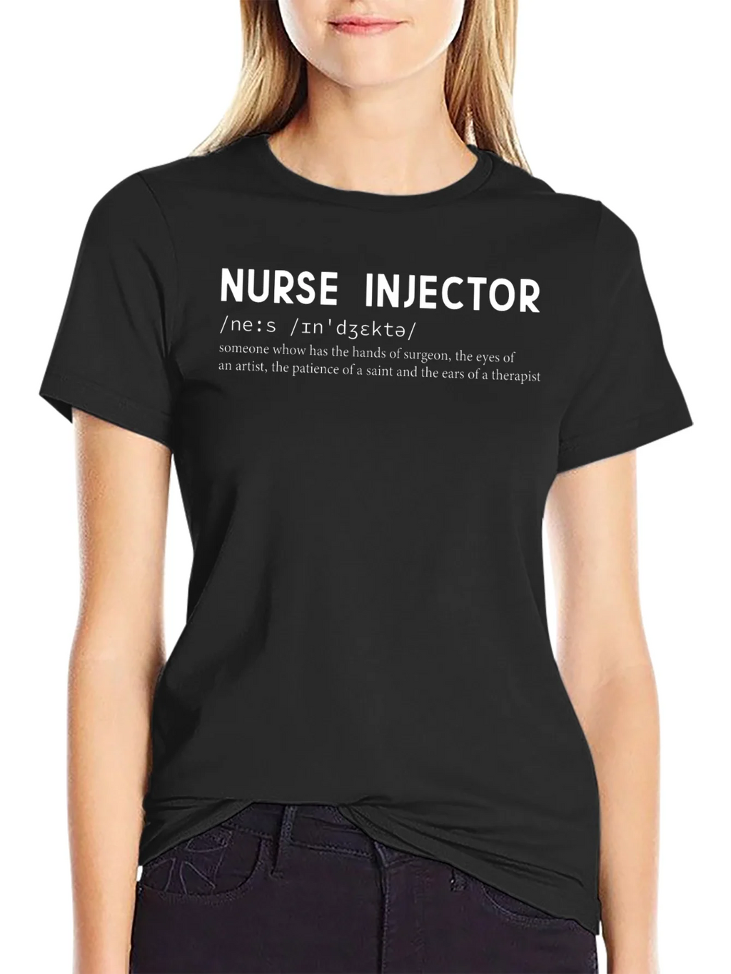 Nurse Injector Definition T-Shirt - Medical Apparel product image 5