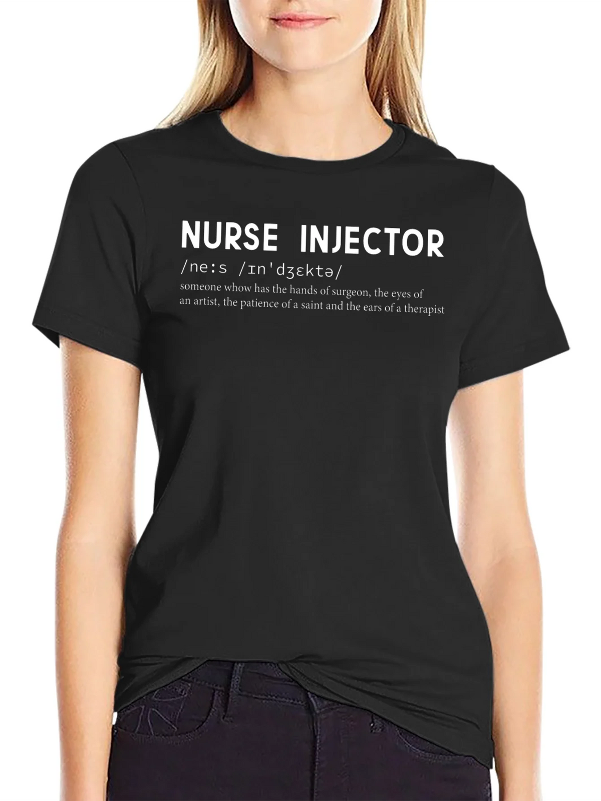 Nurse Injector Definition T-Shirt - Medical Apparel product image 5