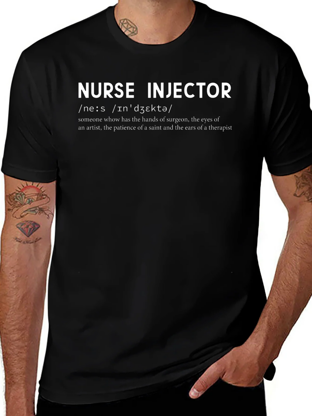 Nurse Injector Definition T-Shirt - Medical Apparel product image 1