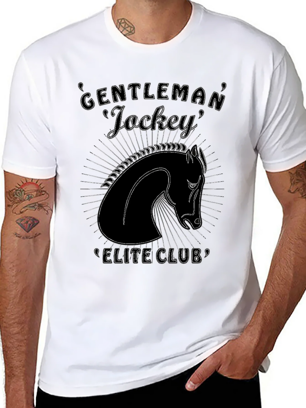 Gentleman Jockey Elite Club Black T-Shirt product image 10