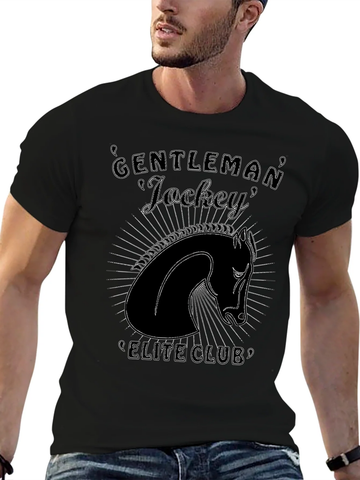 Gentleman Jockey Elite Club Black T-Shirt product image 9