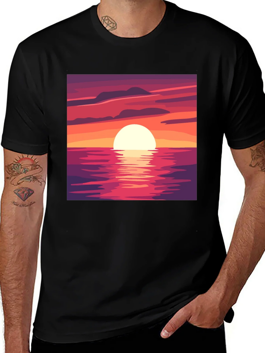 Sunset Graphic T-Shirt - Relaxed Fit product image 1