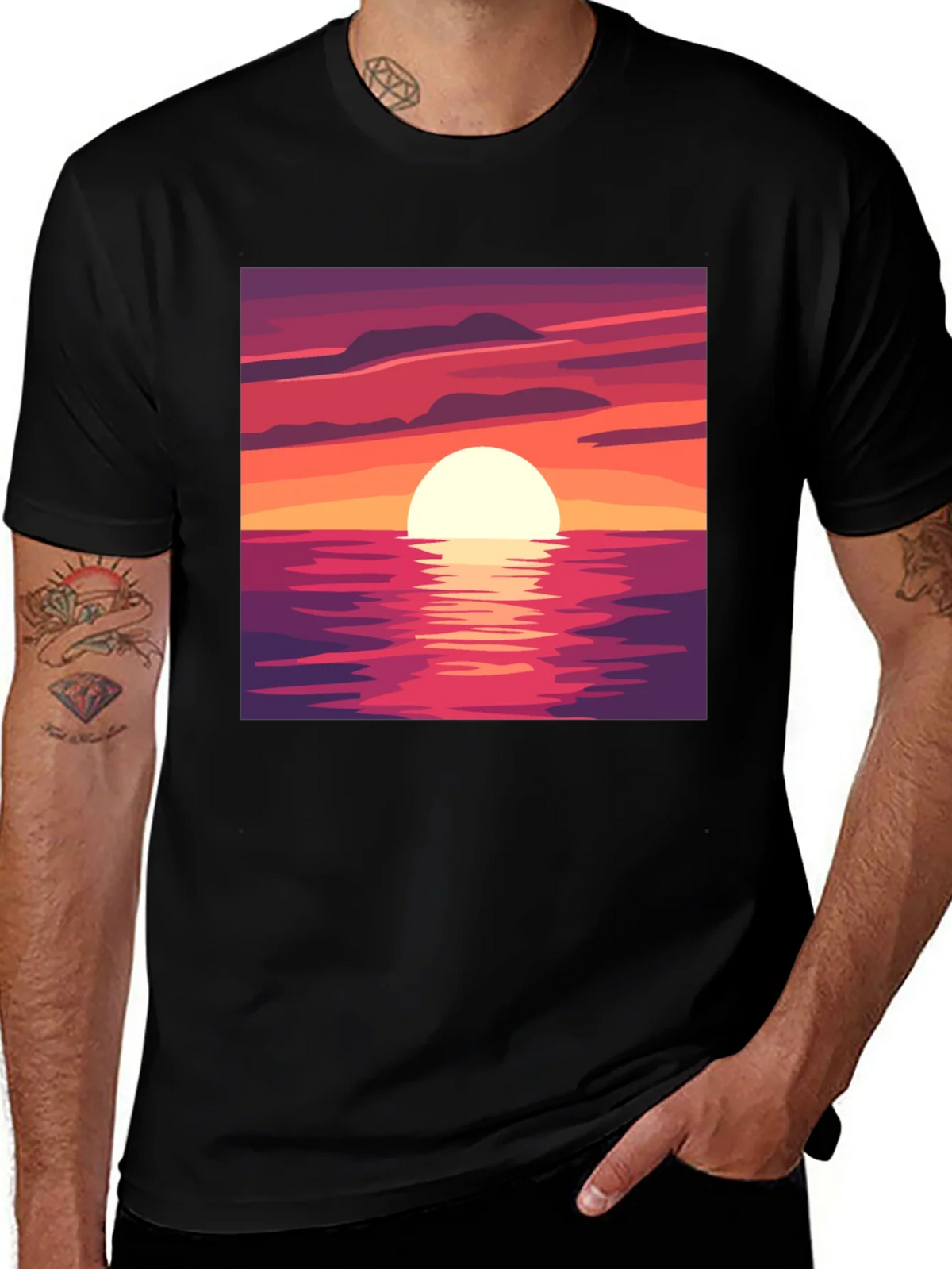 Sunset Graphic T-Shirt - Relaxed Fit product image 1