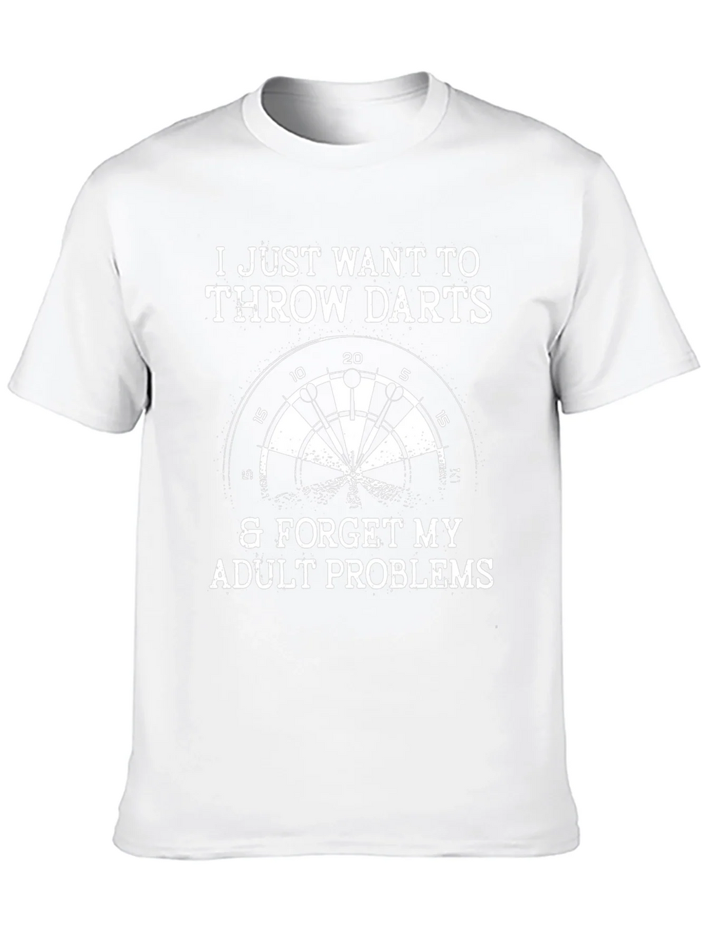 Throw Darts Adult Problems Graphic Tee product image 12