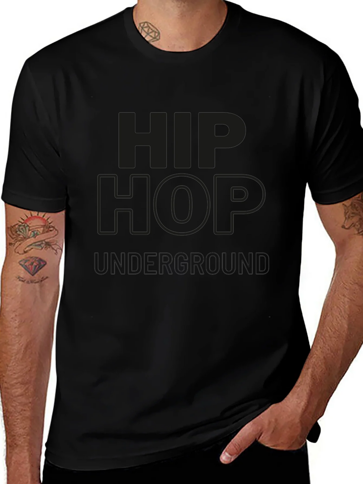 Hip Hop Underground Graphic Tee product image 1