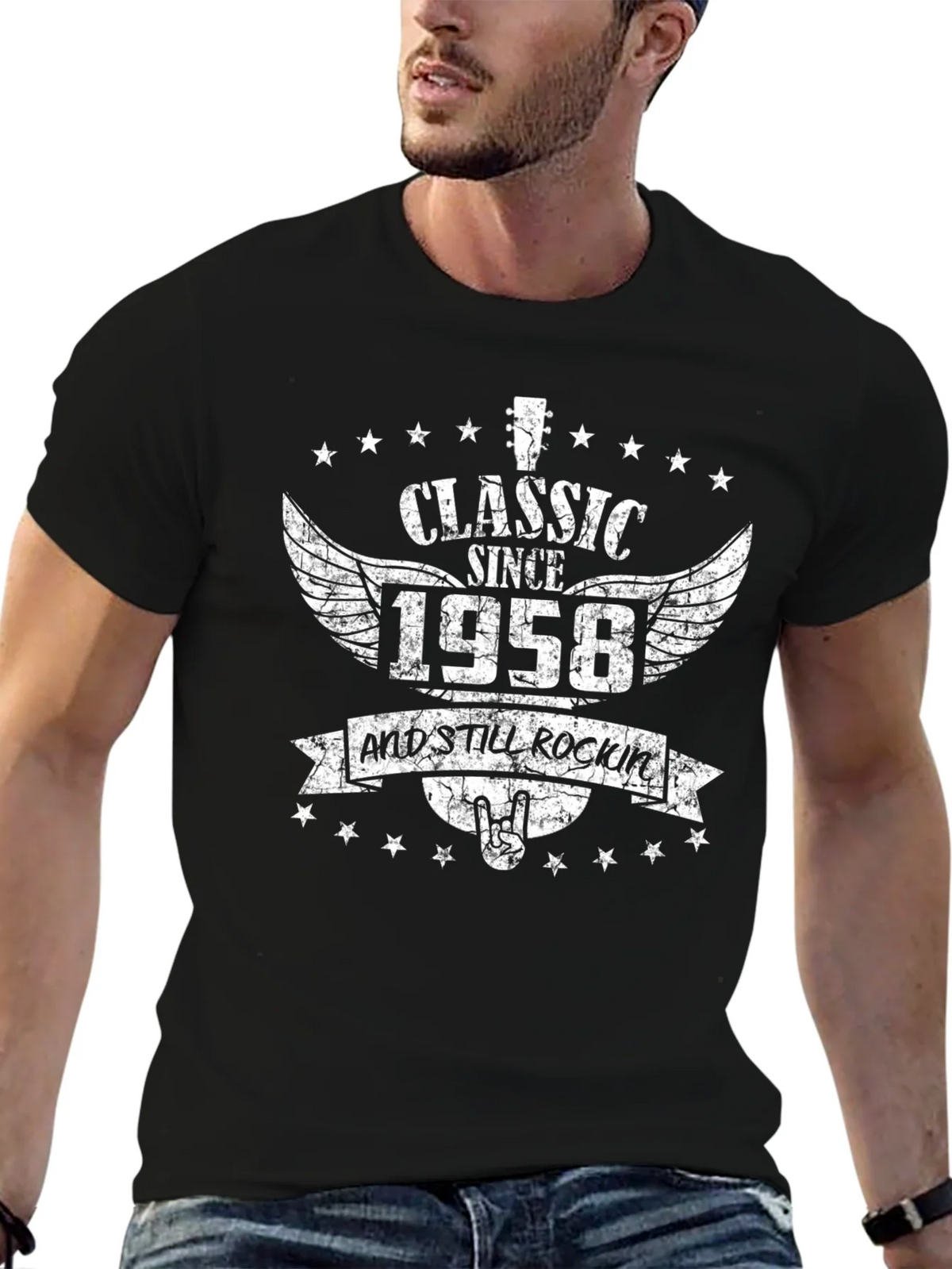 Classic Since 1958 Rock Graphic T-Shirt product image 9