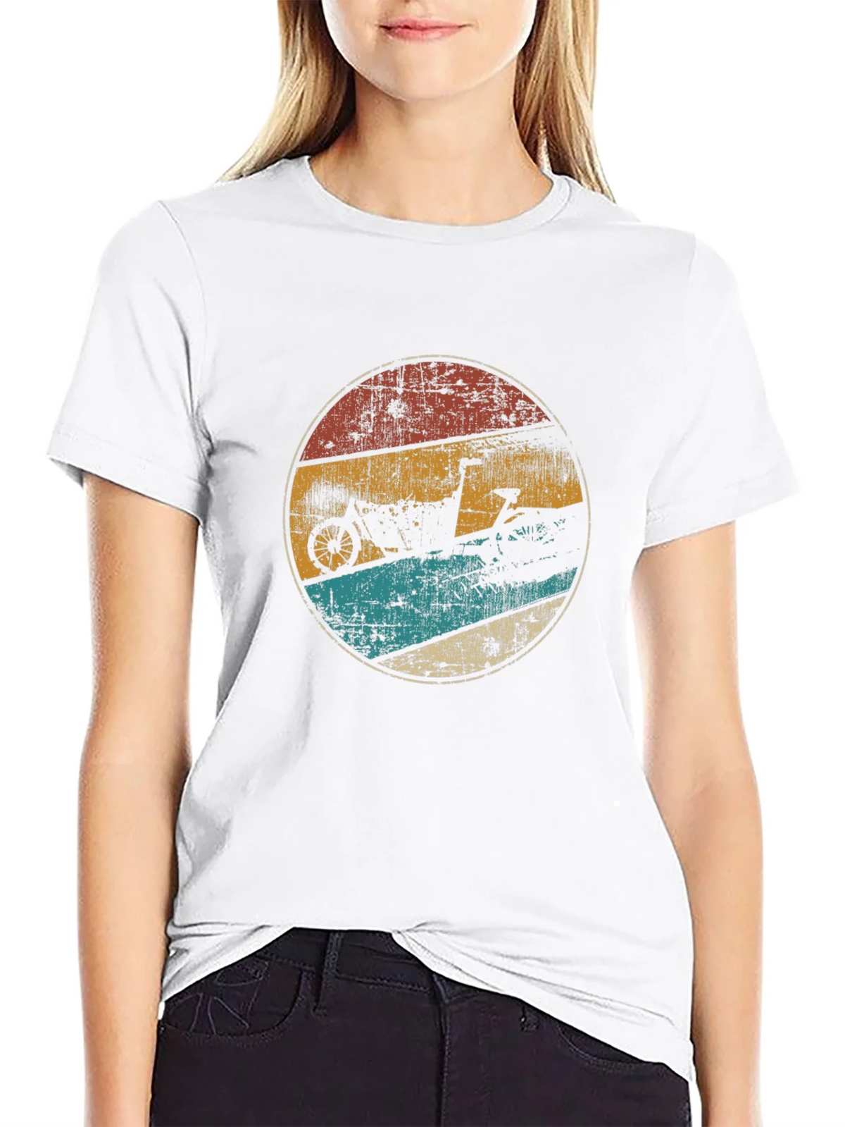 Vintage Bike Graphic Tee - Retro Style Comfort product image 11