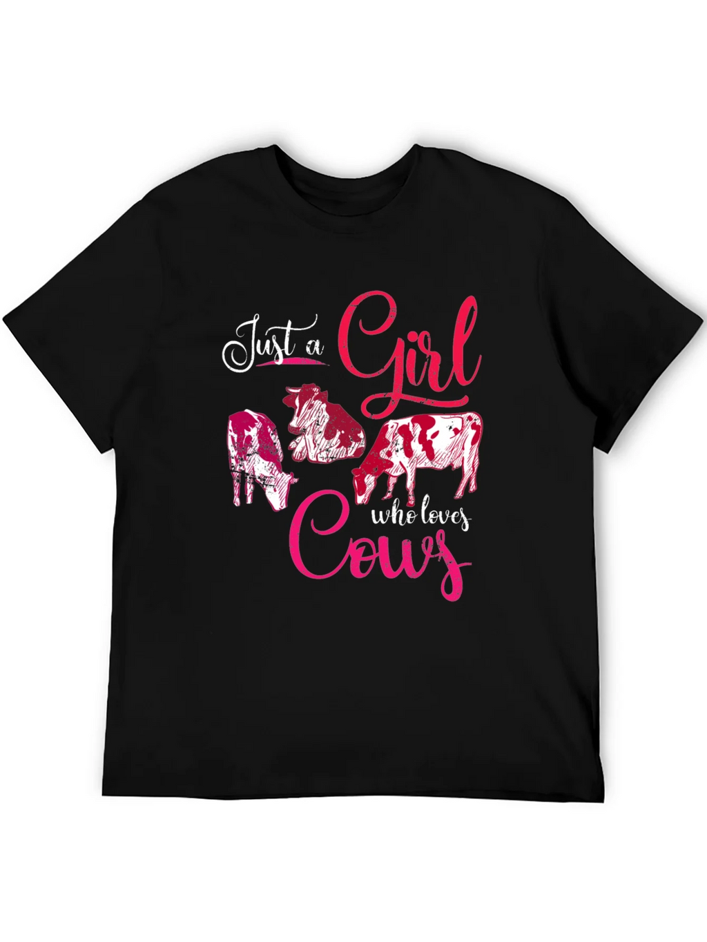 Just A Girl Who Loves Cows Graphic Tee product image 8