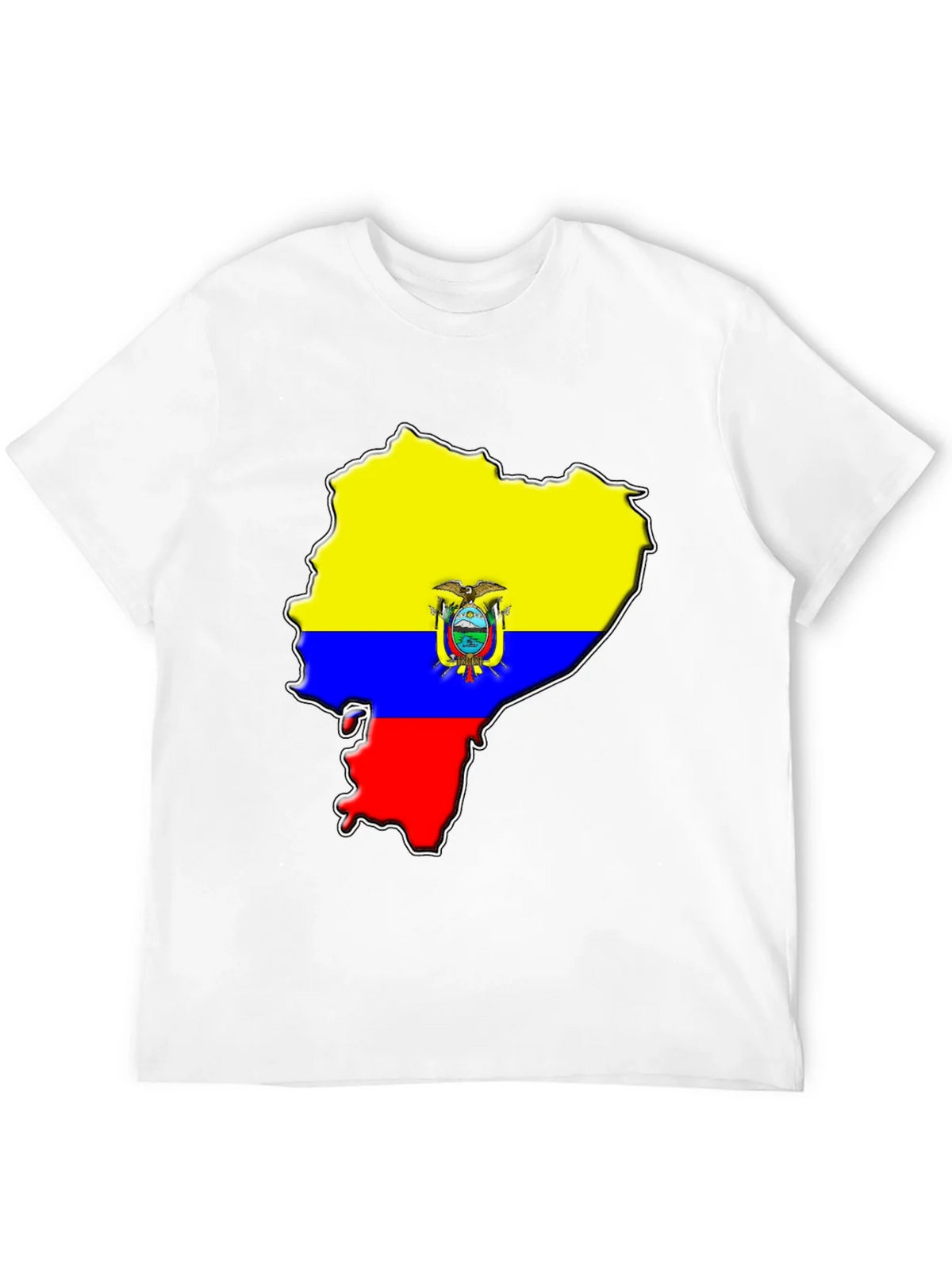 Ecuador Flag Map Graphic T-Shirt product image 3