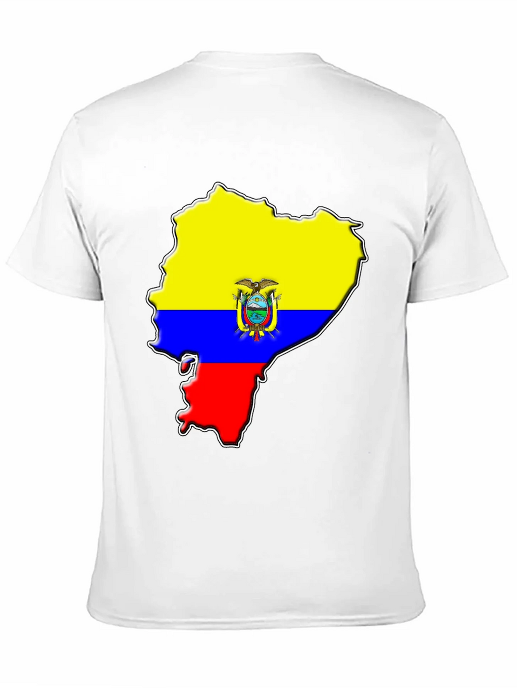 Ecuador Flag Map Graphic T-Shirt product image 2