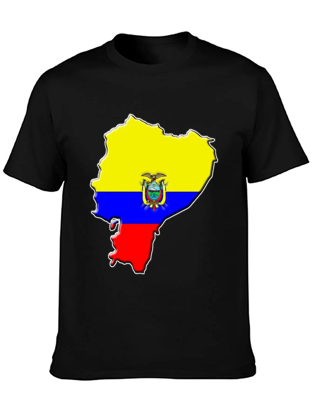 Ecuador Flag Map Graphic T-Shirt product image 6