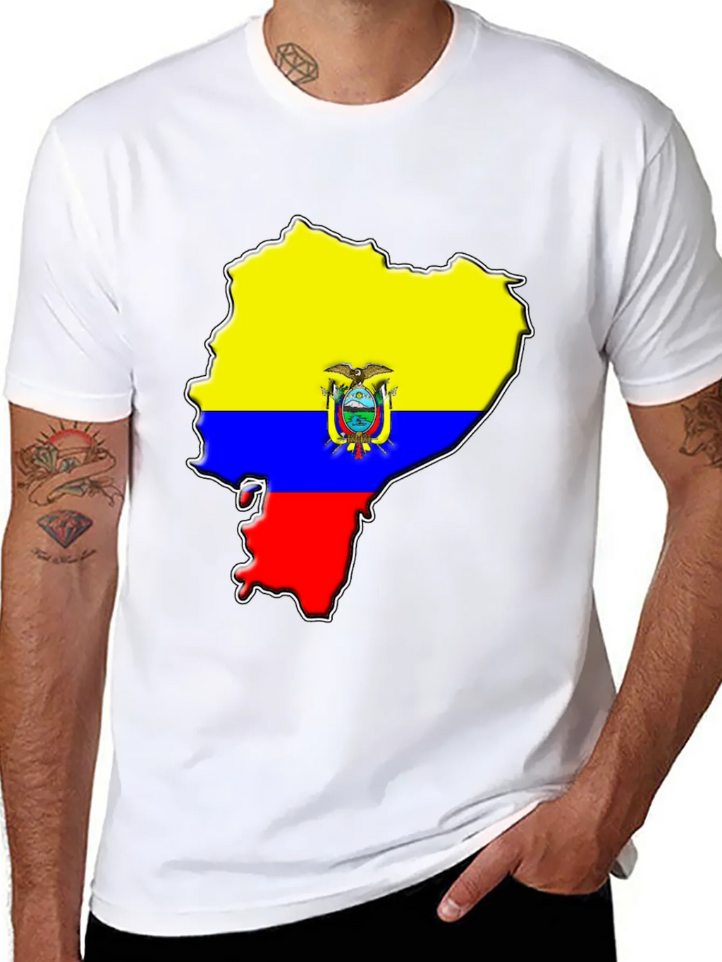 Ecuador Flag Map Graphic T-Shirt product image 10