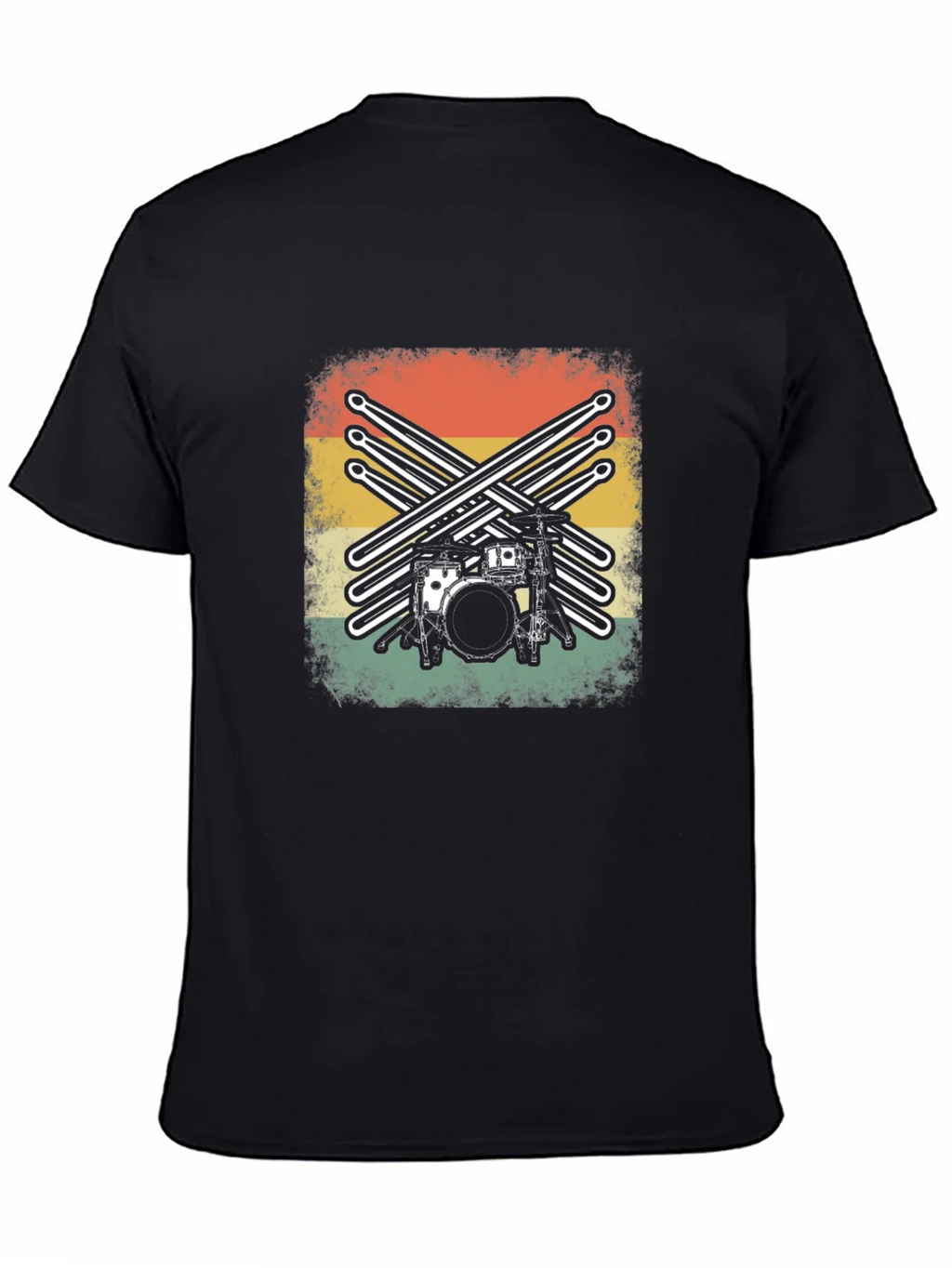 Vintage Drum Kit Graphic Tee product image 7
