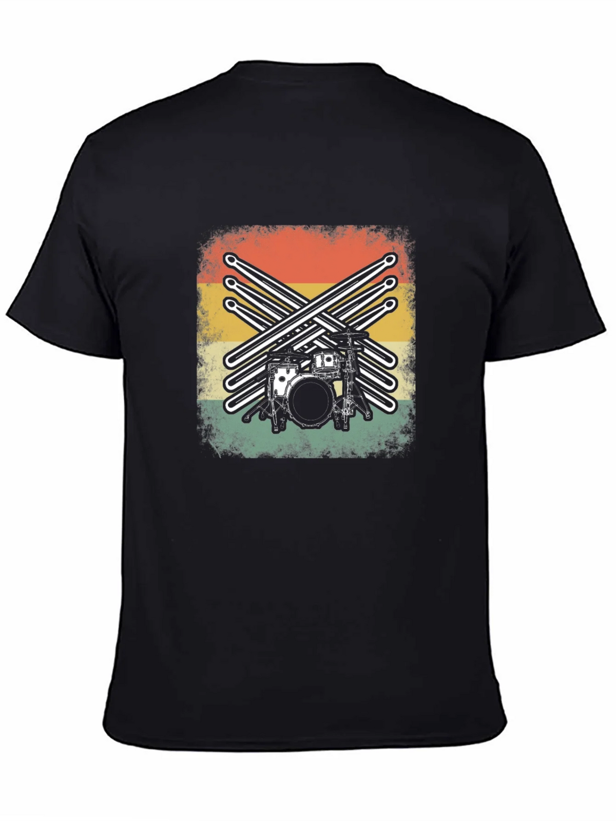 Vintage Drum Kit Graphic Tee product image 7