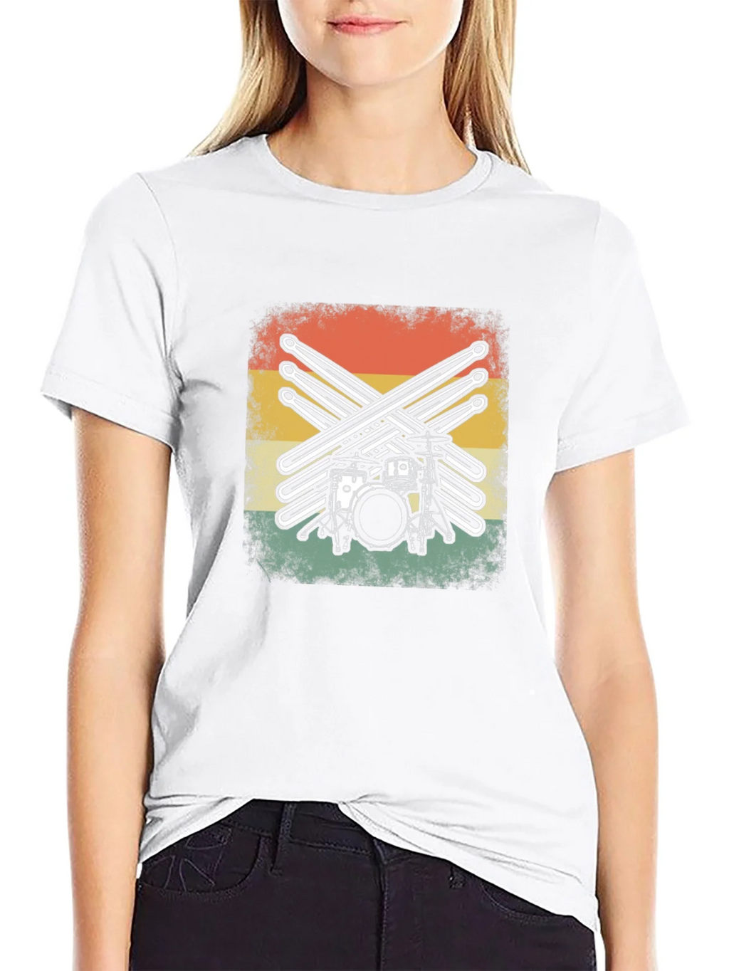 Vintage Drum Kit Graphic Tee product image 11