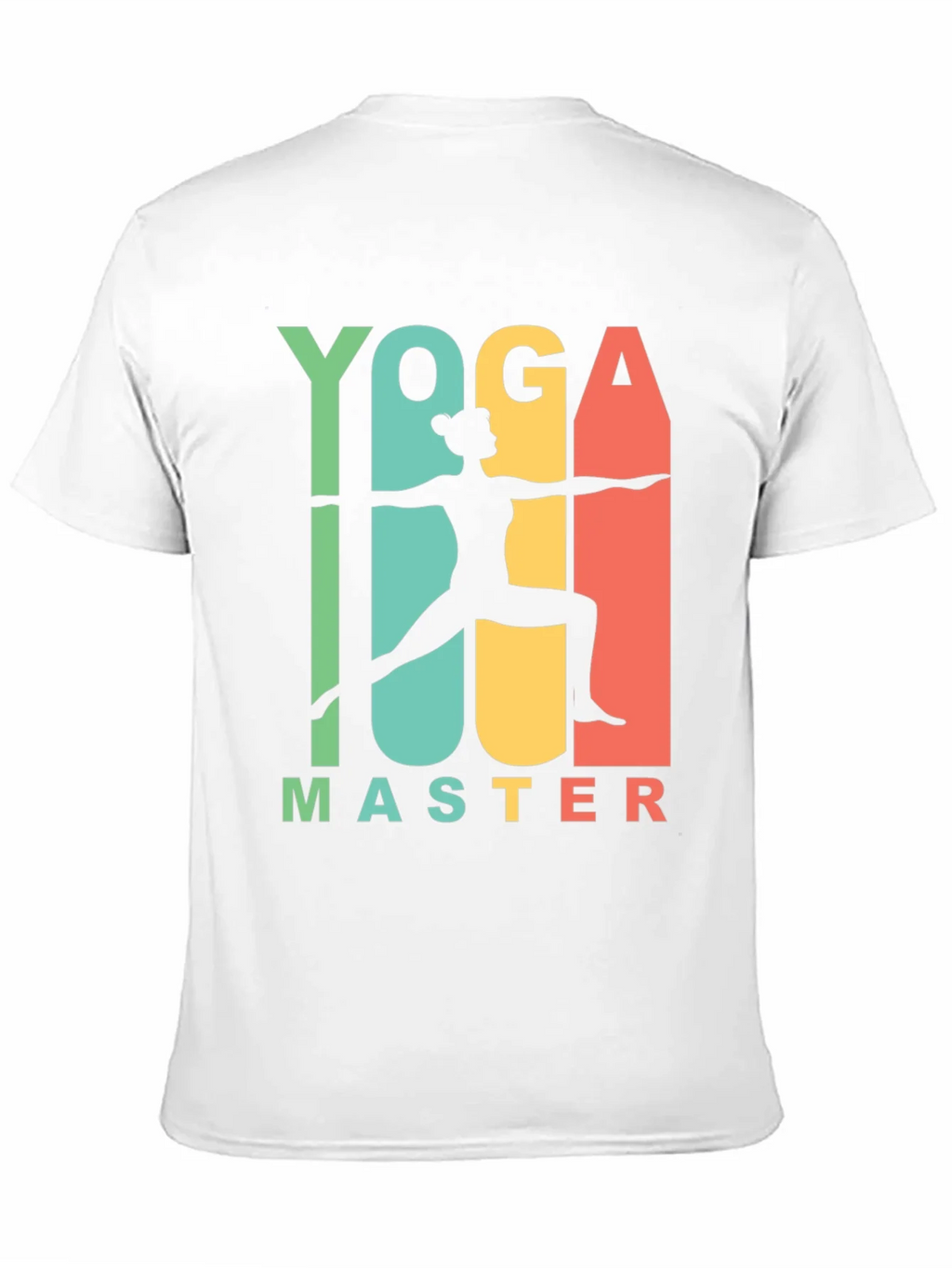 Yoga Master Graphic Tee - Black Cotton T-Shirt product image 2