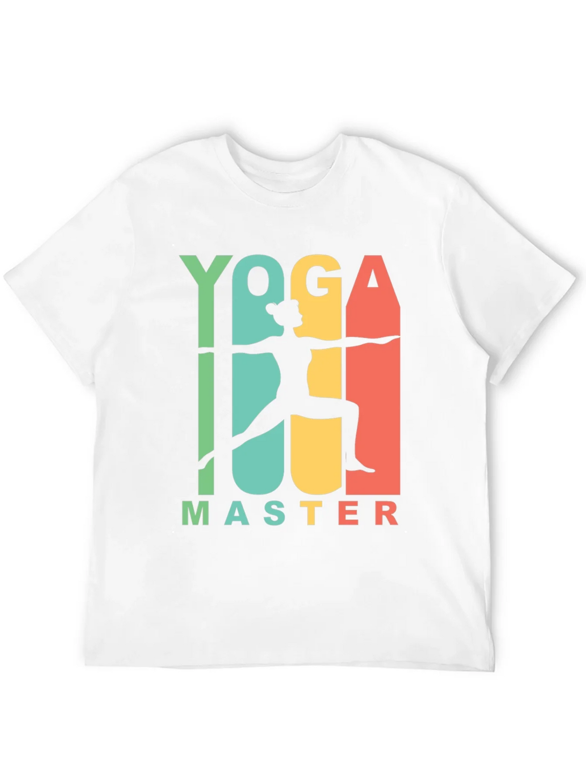 Yoga Master Graphic Tee - Black Cotton T-Shirt product image 3