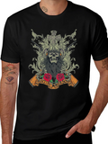 Skull Hunting Season Graphic T-Shirt - Black product image 1