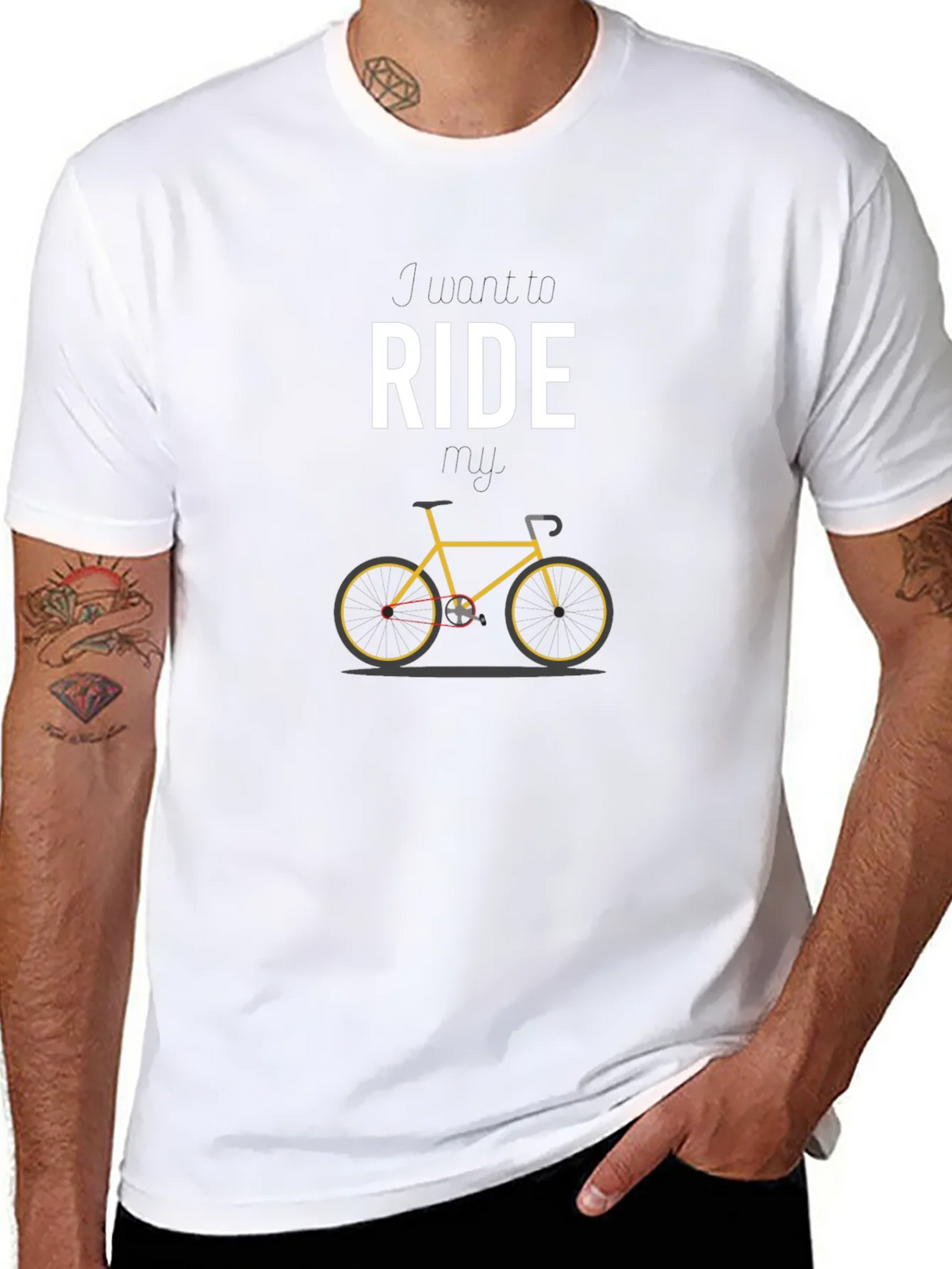 Ride Bicycle Graphic Tee - Stylish Black T-Shirt product image 10