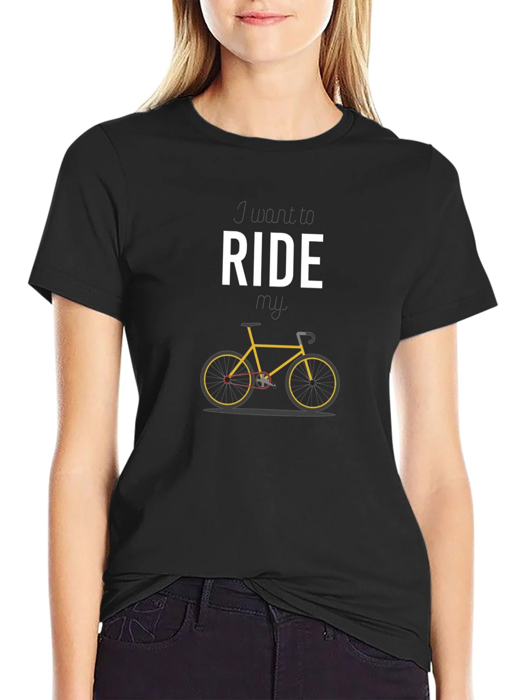 Ride Bicycle Graphic Tee - Stylish Black T-Shirt product image 5