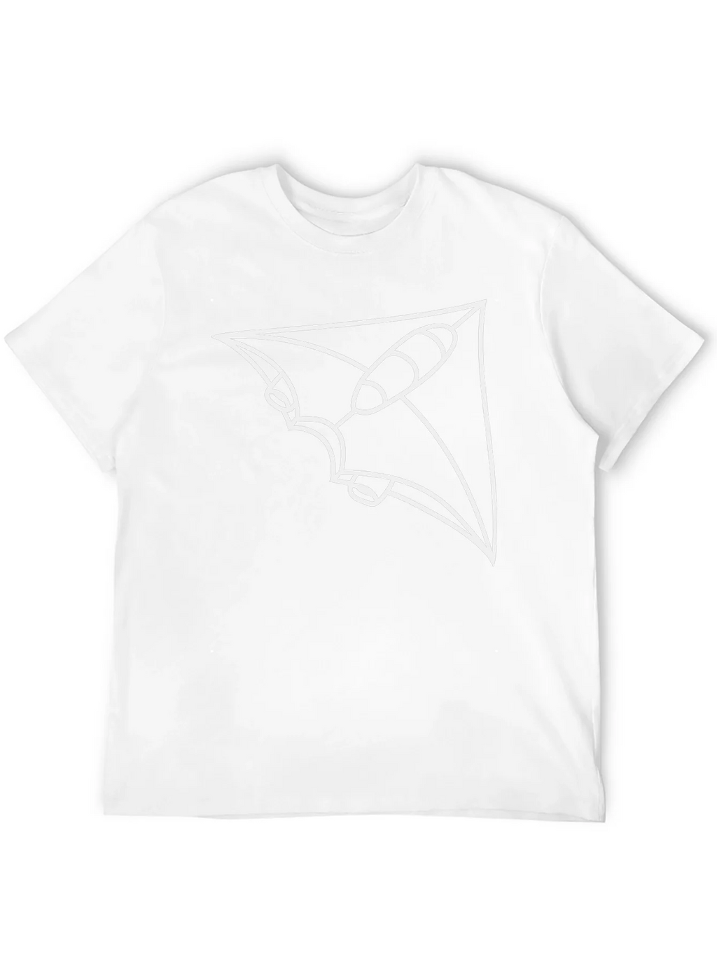 Abstract Spacecraft Black T-Shirt product image 3