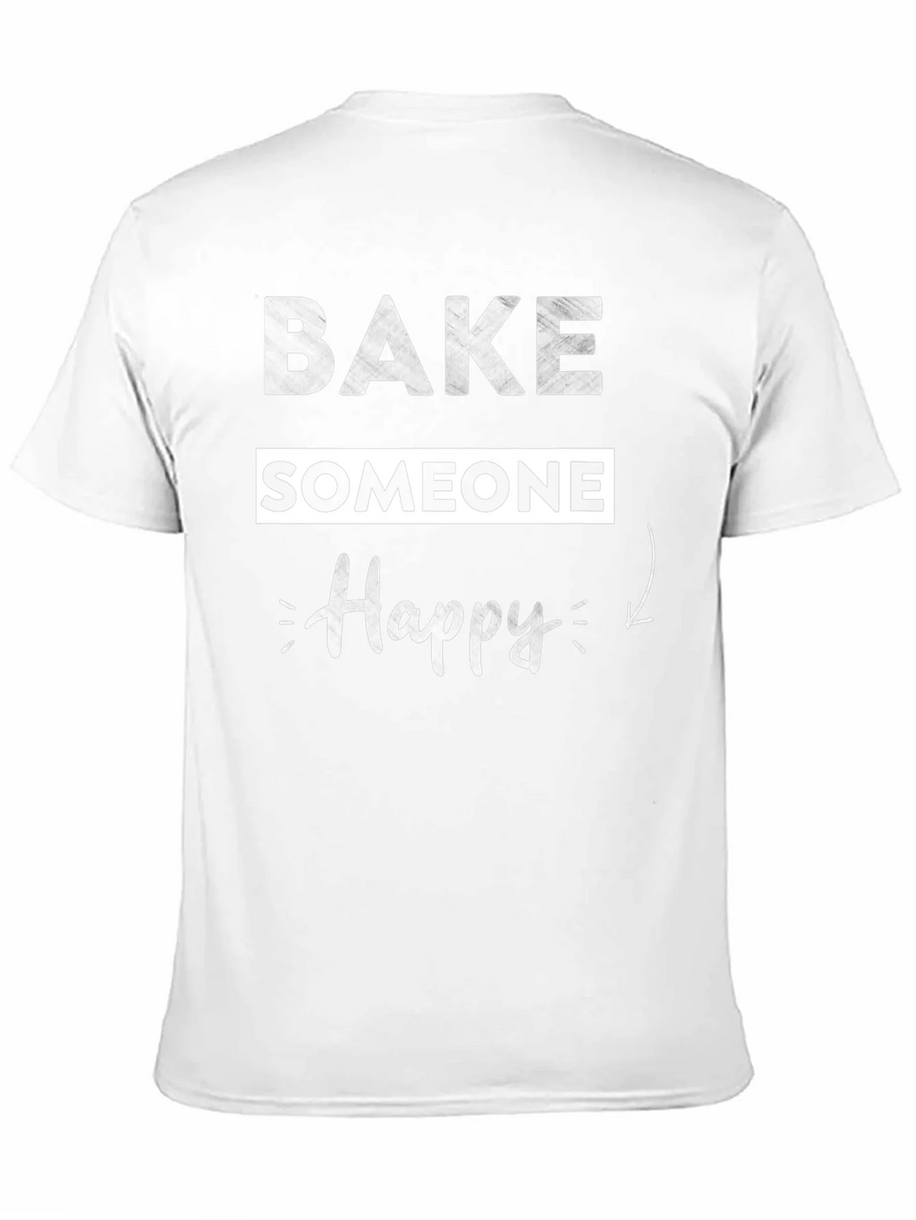 Bake Someone Happy Graphic T-Shirt - Black product image 2
