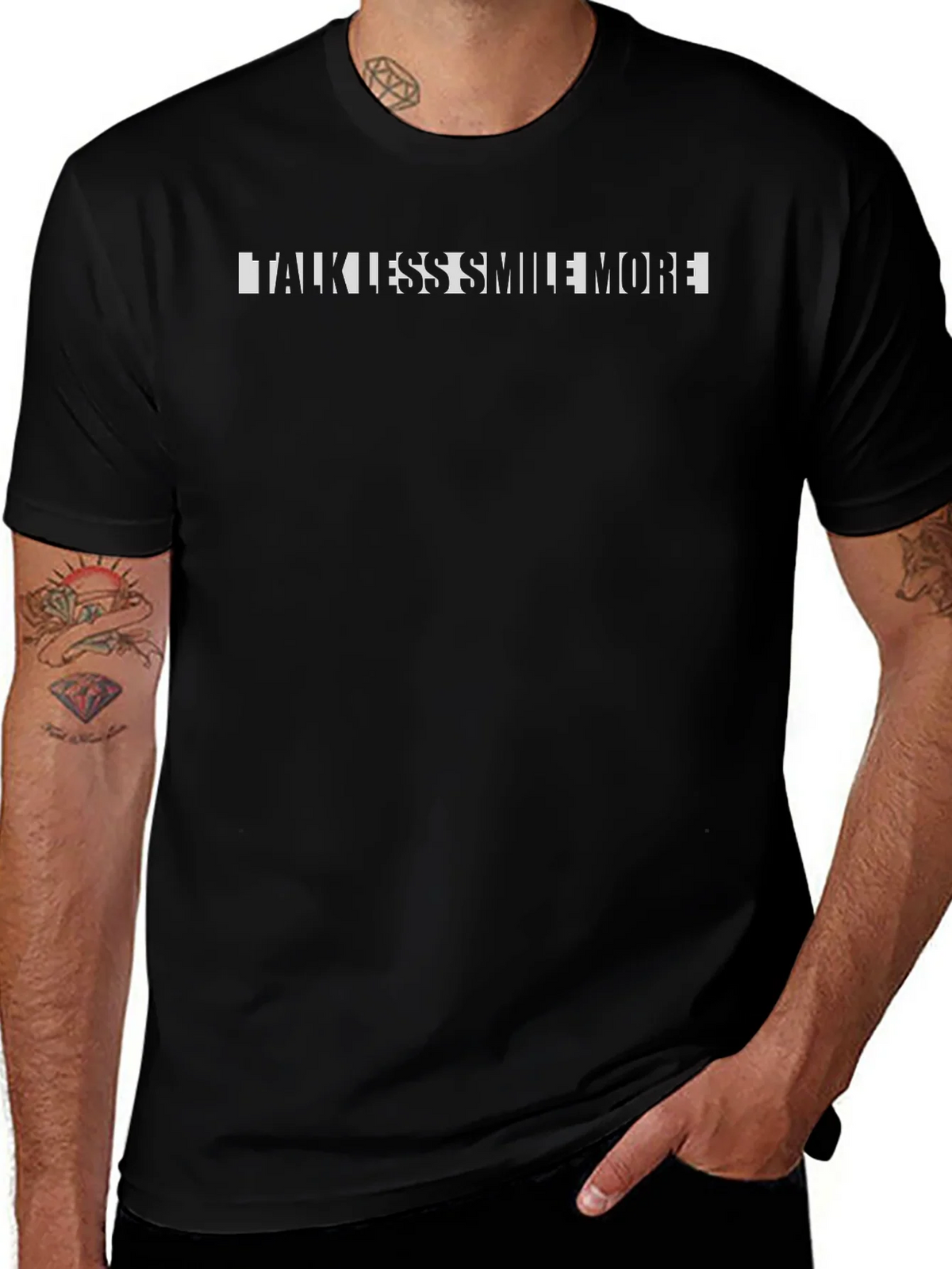 Talk Less Smile More Graphic Tee product image 1