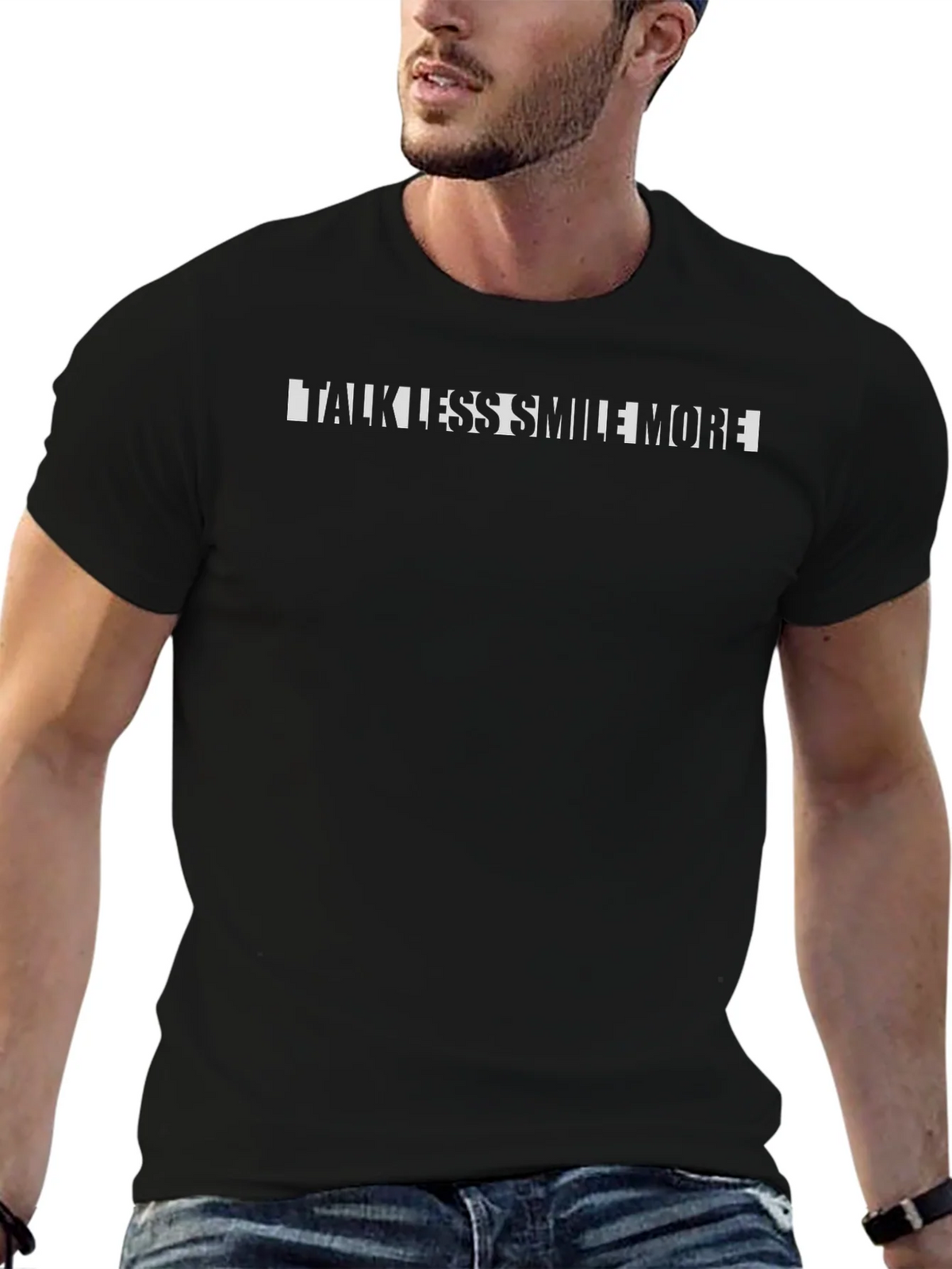 Talk Less Smile More Graphic Tee product image 9