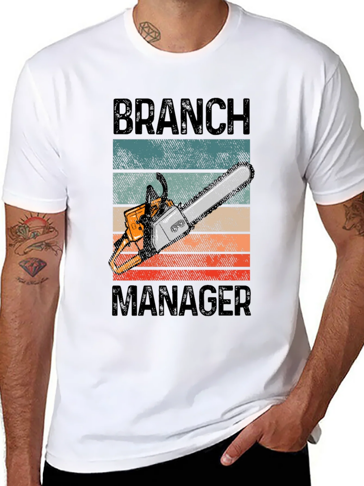 Branch Manager Chainsaw Graphic T-Shirt product image 10