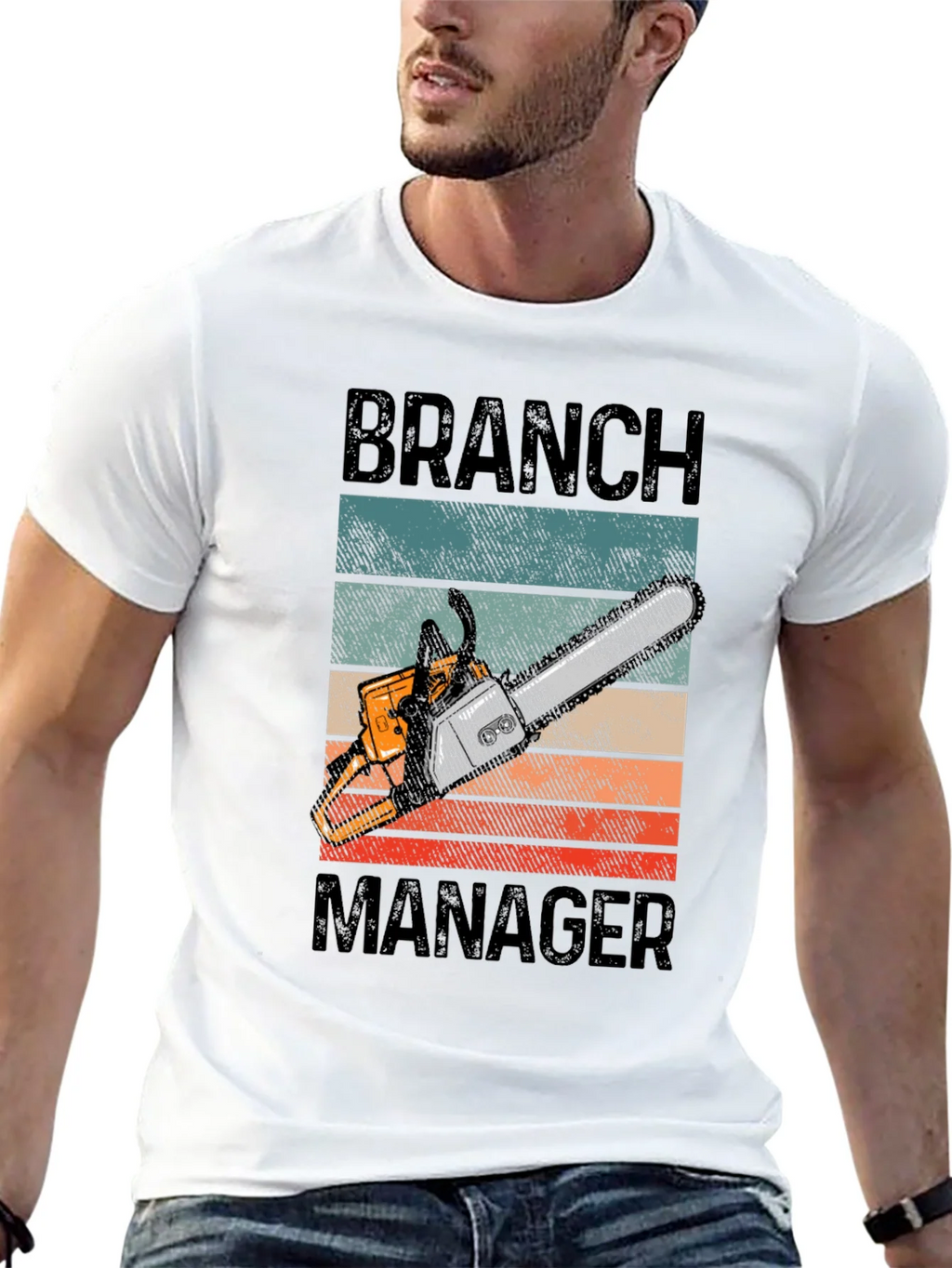 Branch Manager Chainsaw Graphic T-Shirt product image 4