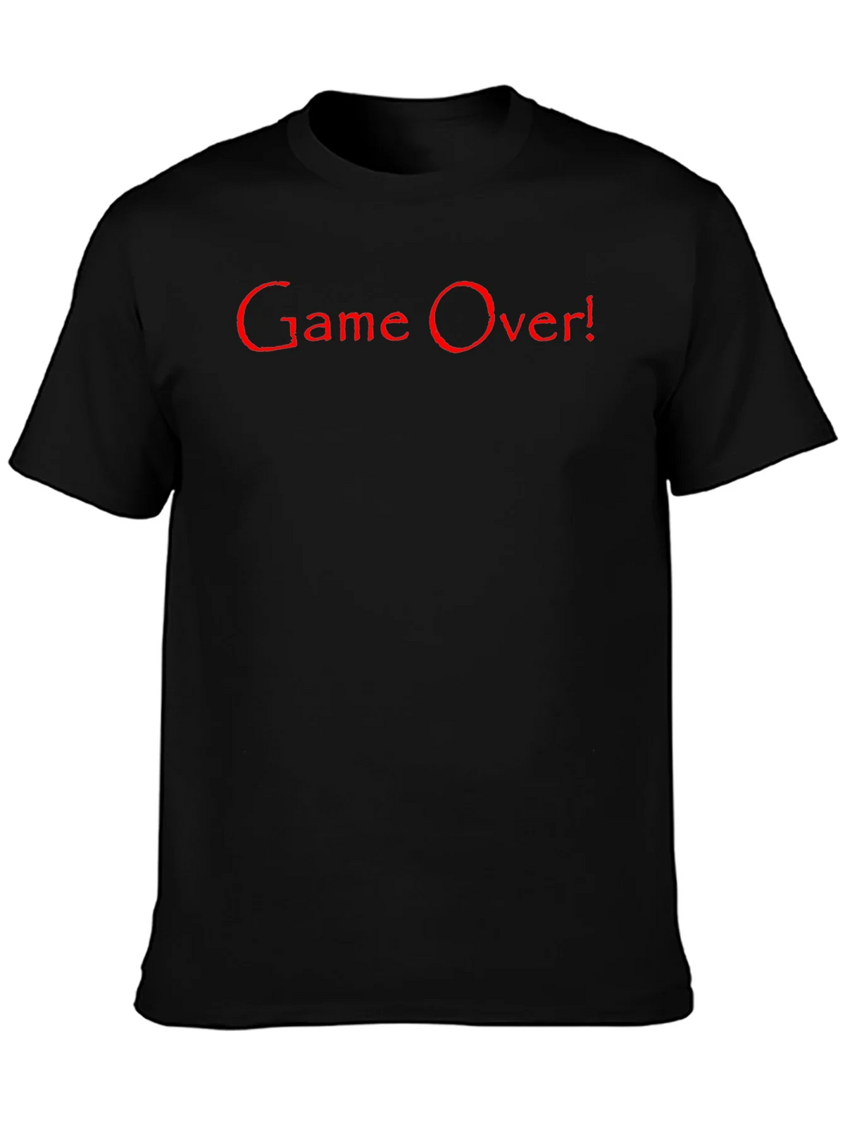 Game Over! Graphic Tee - Black Cotton T-Shirt product image 6