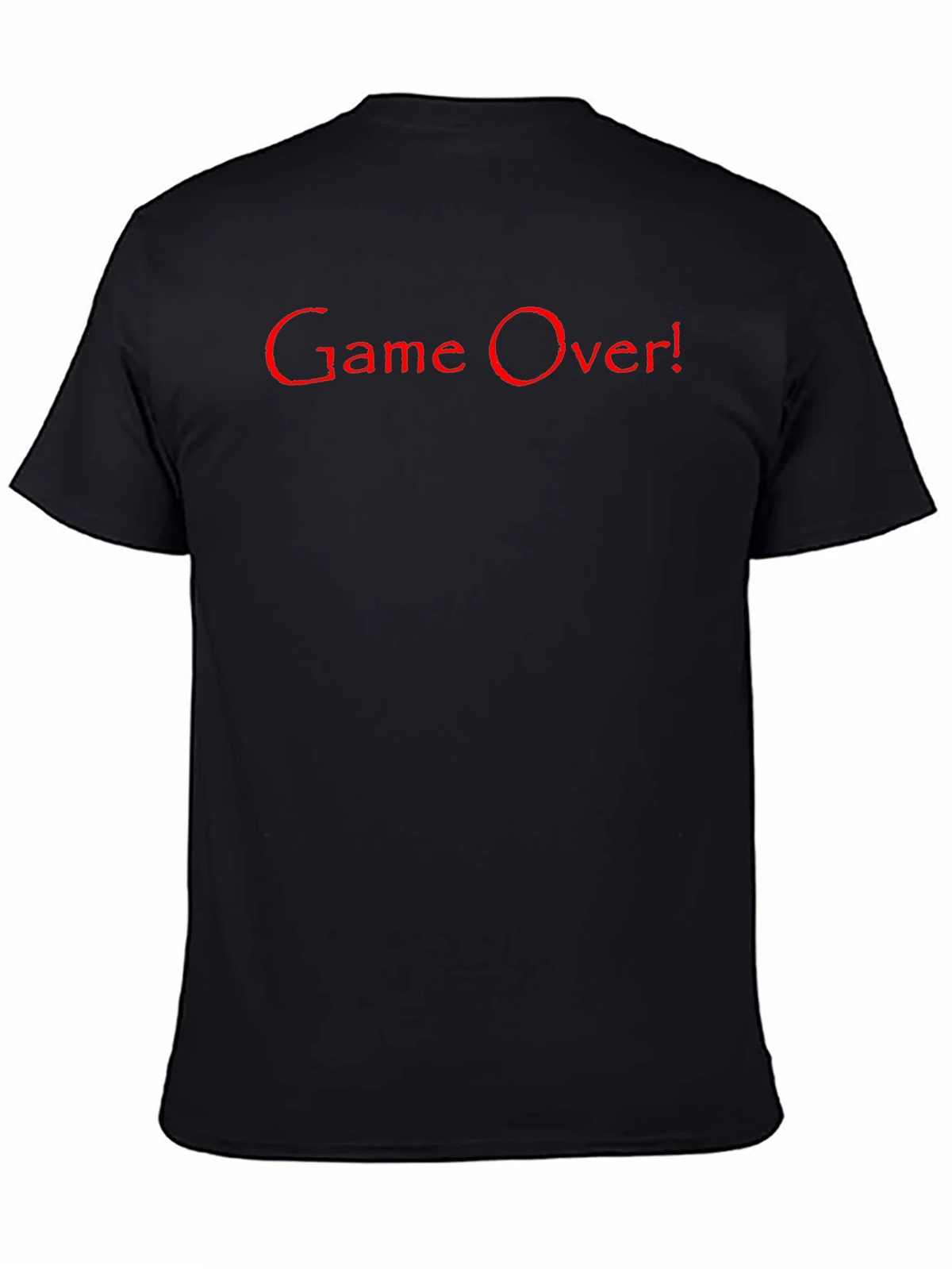Game Over! Graphic Tee - Black Cotton T-Shirt product image 7