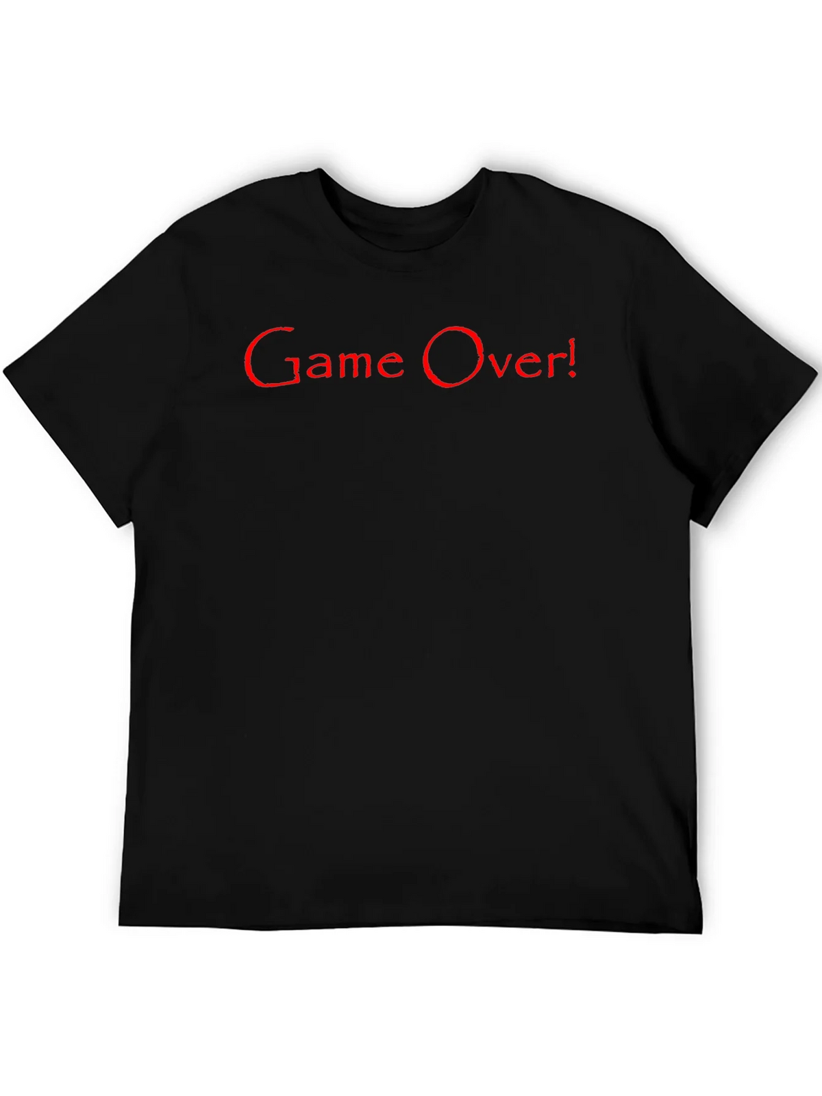 Game Over! Graphic Tee - Black Cotton T-Shirt product image 8