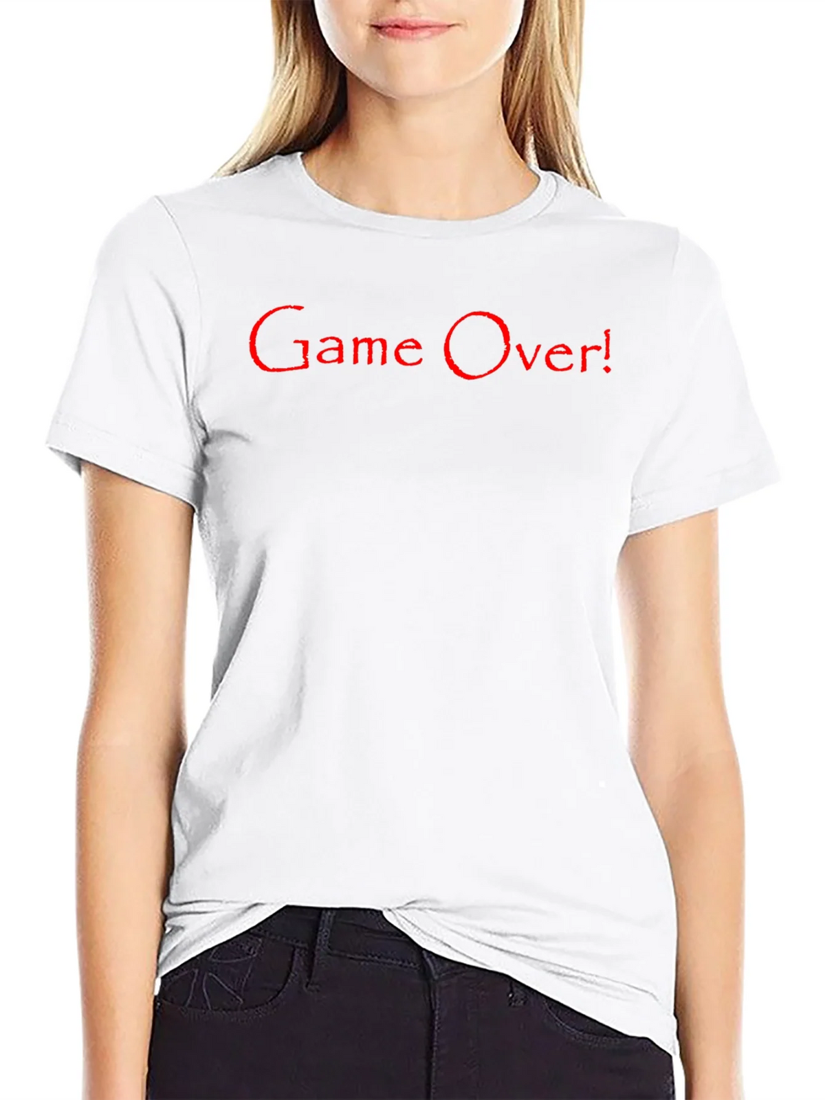 Game Over! Graphic Tee - Black Cotton T-Shirt product image 11