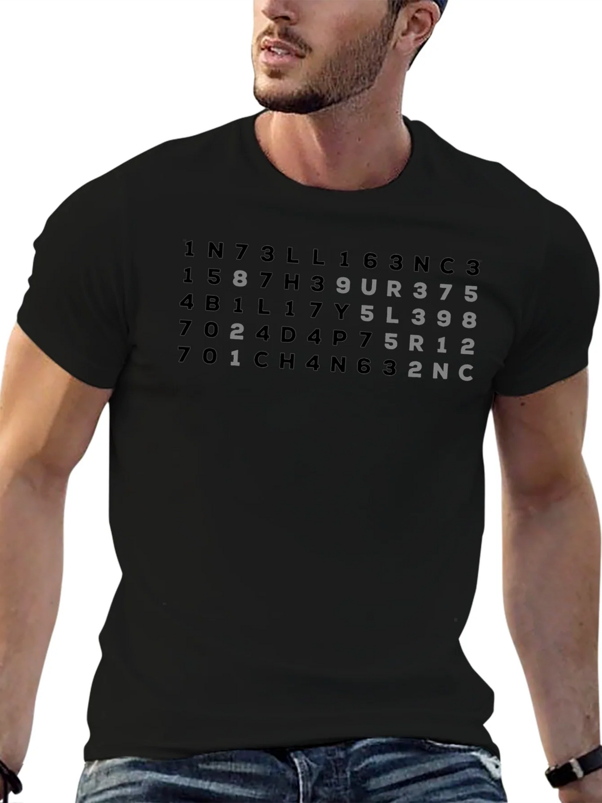 Intelligent Numbers T-Shirt - Black Tee product image 9