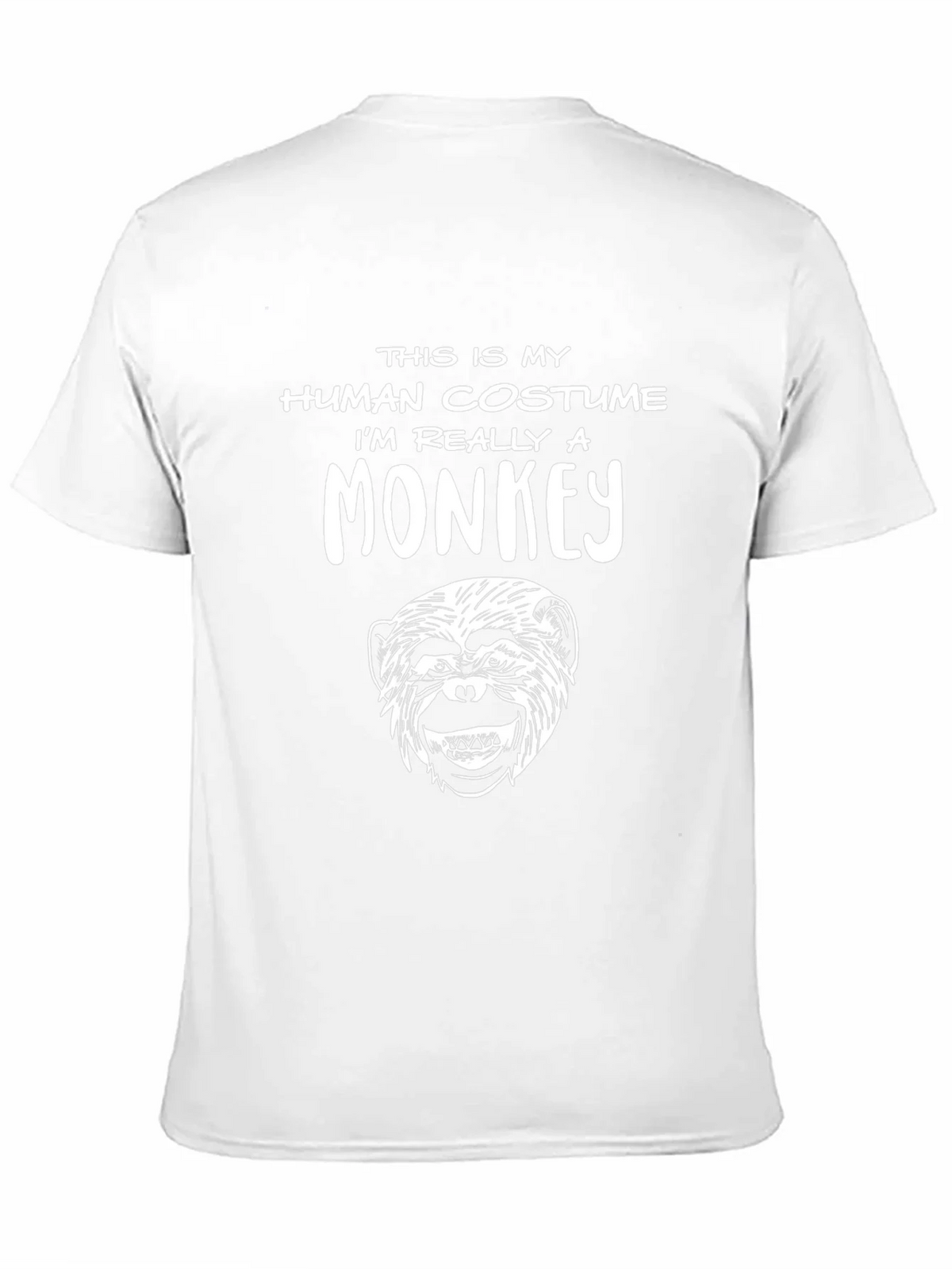 Human Costume Monkey Graphic Tee product image 2
