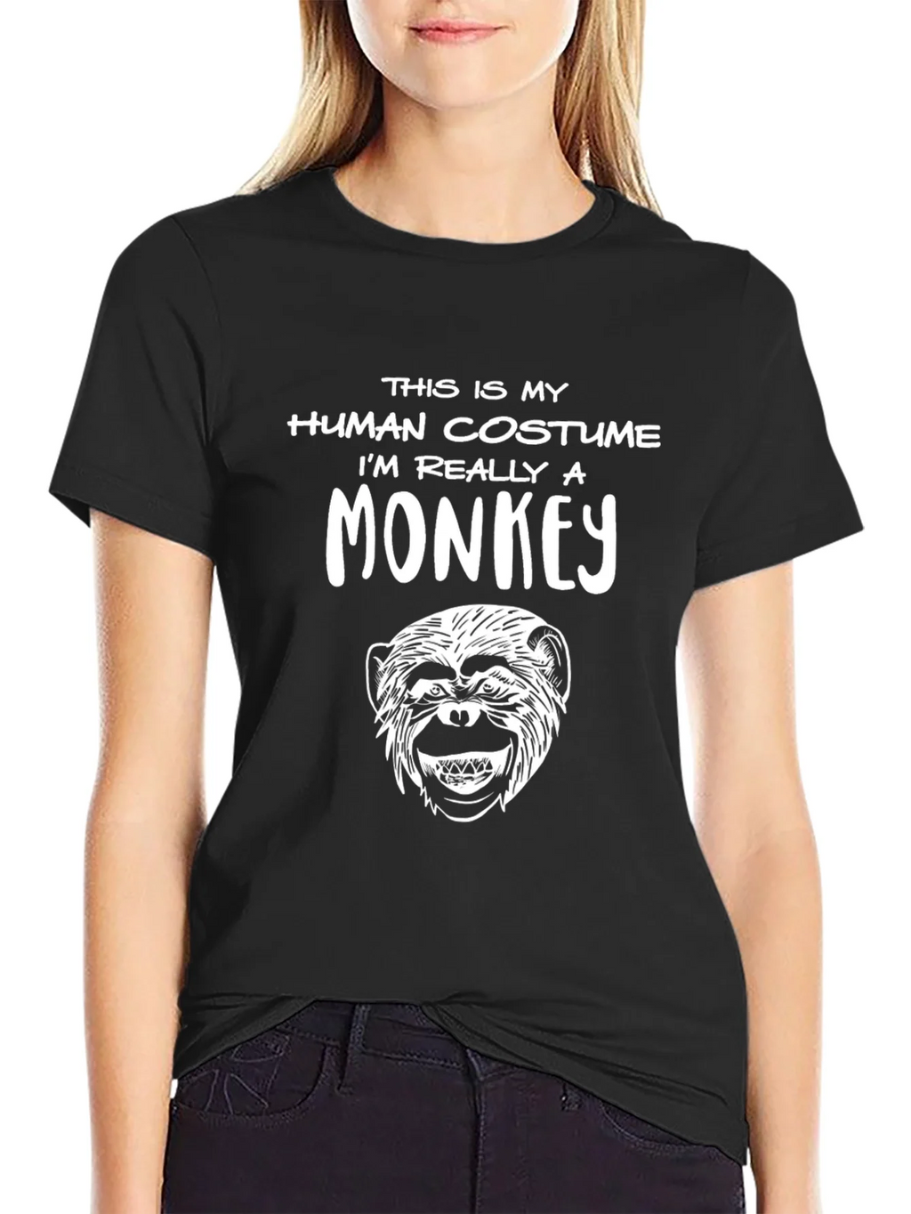Human Costume Monkey Graphic Tee product image 5