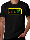 Jah Army T-Shirt - Rasta Colors Graphic Tee product image 1
