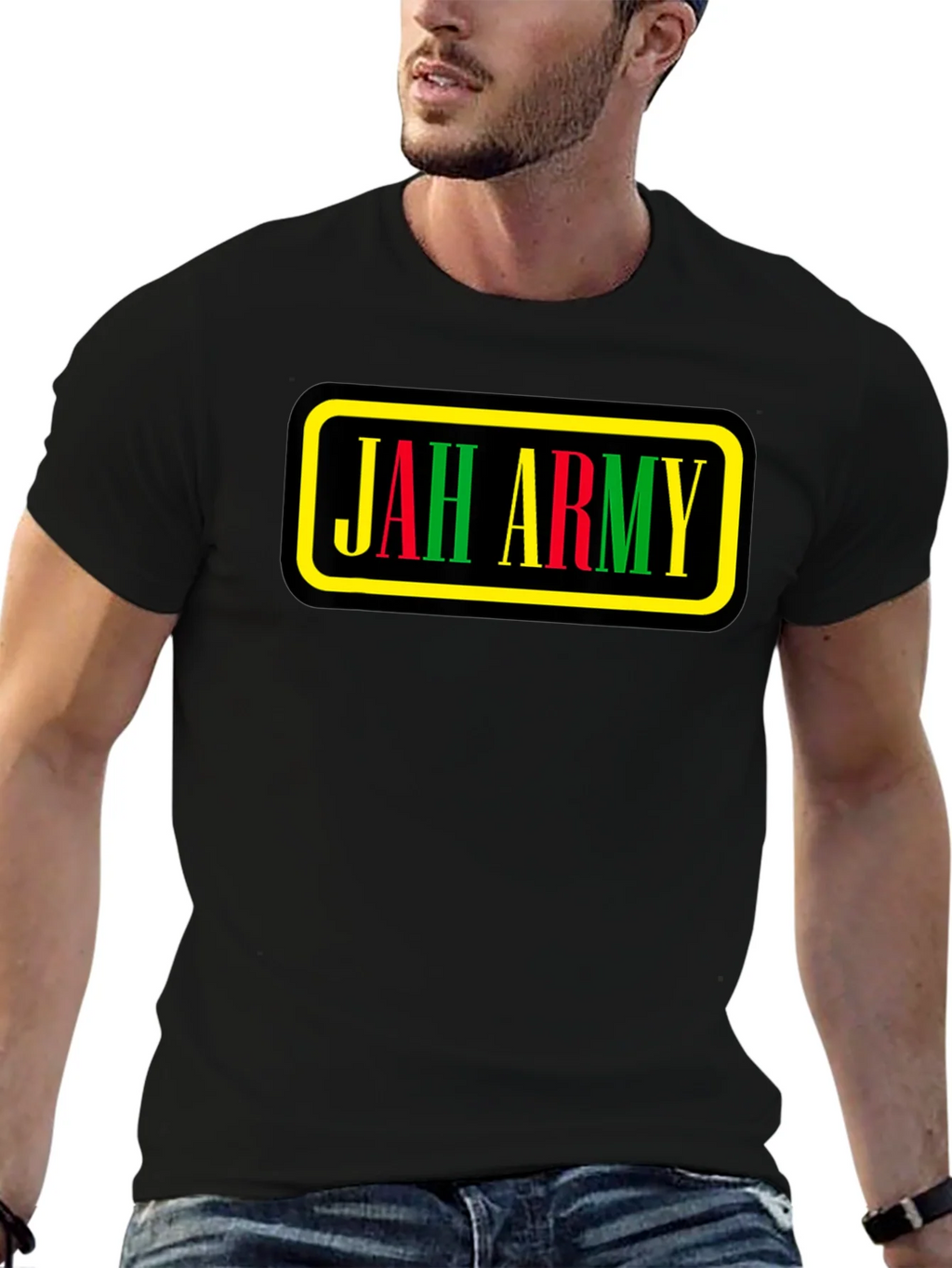 Jah Army T-Shirt - Rasta Colors Graphic Tee product image 9