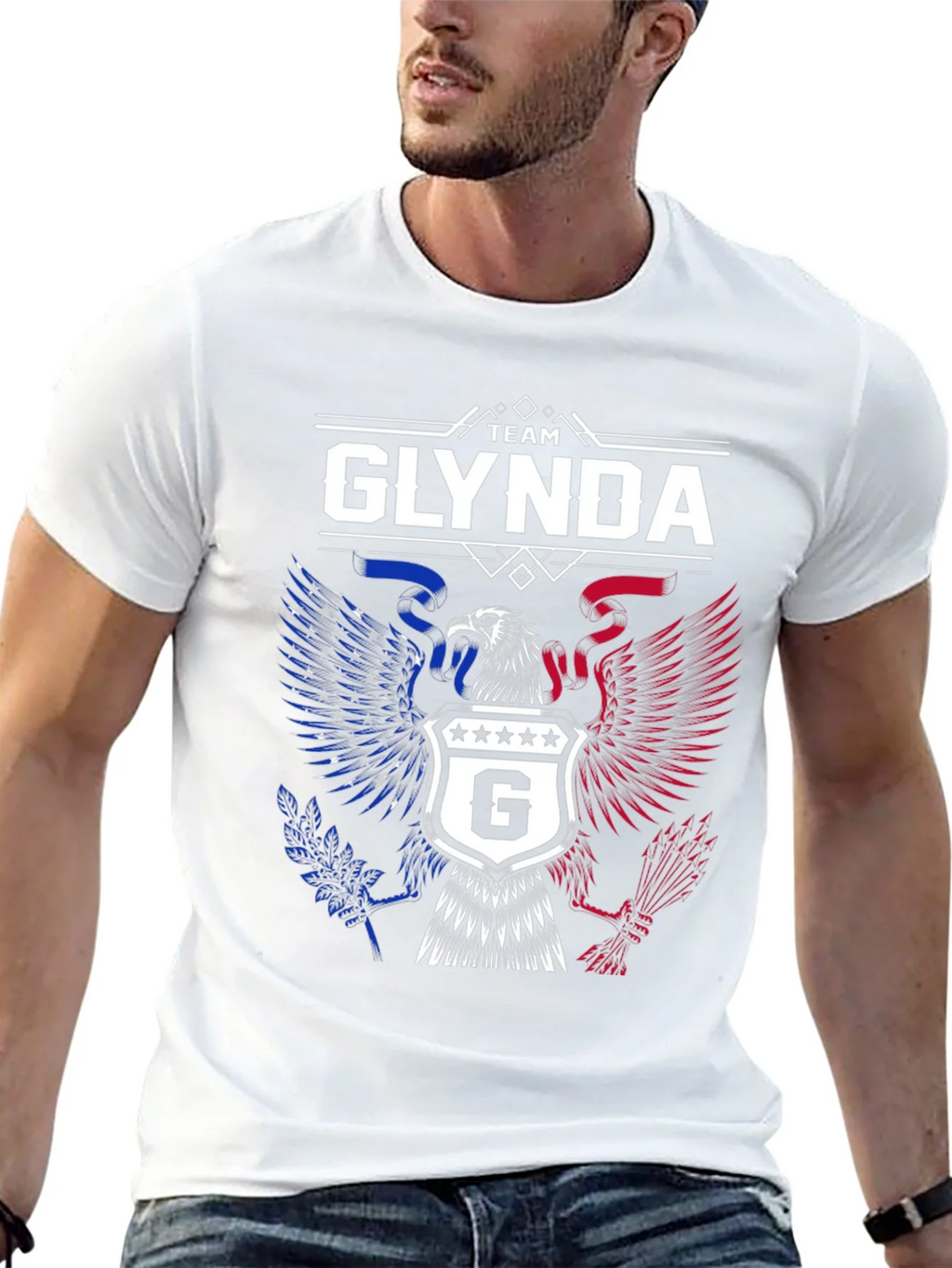 Team Glynda Patriotic Eagle T-Shirt product image 4