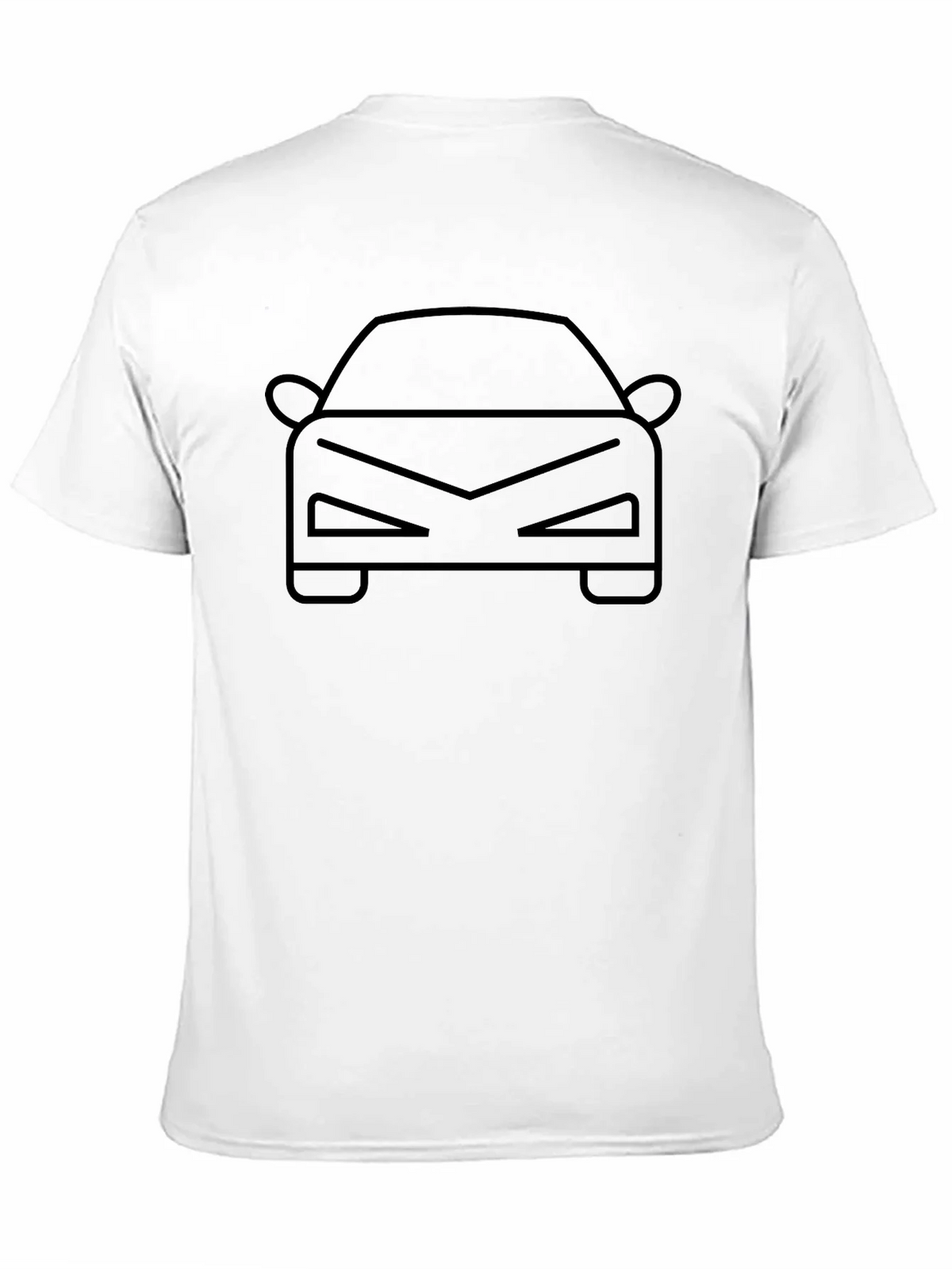 Cool Car Outline T-Shirt - Black product image 2