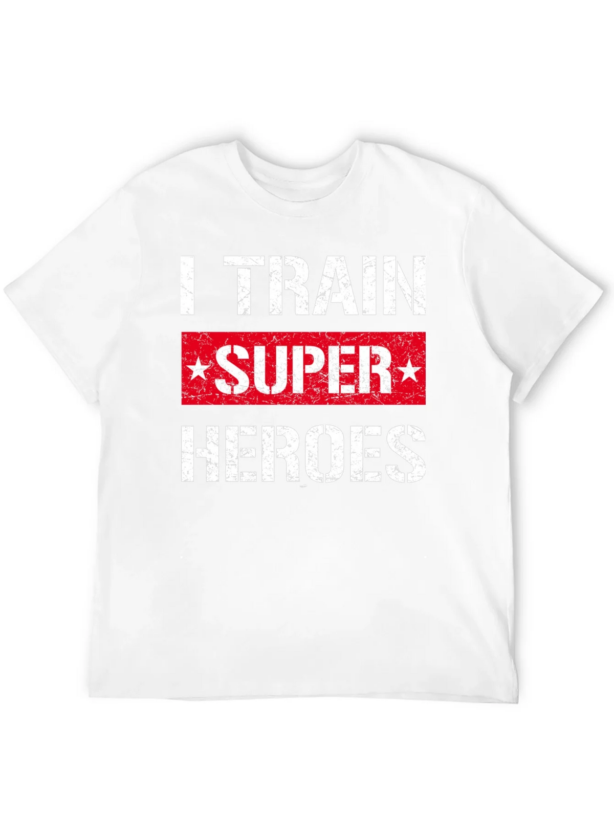 I Train Super Heroes T-Shirt - Black product image 3