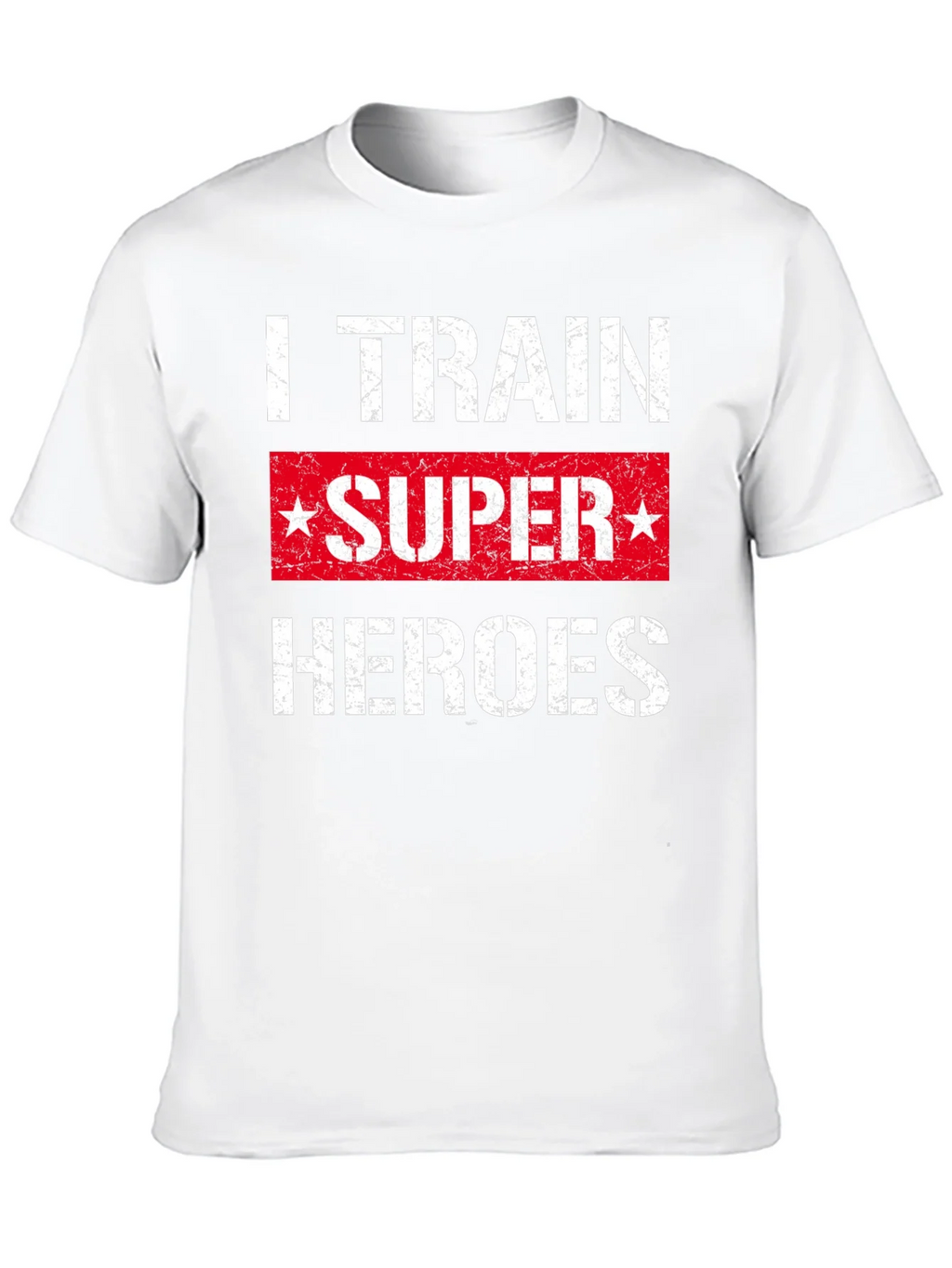 I Train Super Heroes T-Shirt - Black product image 12