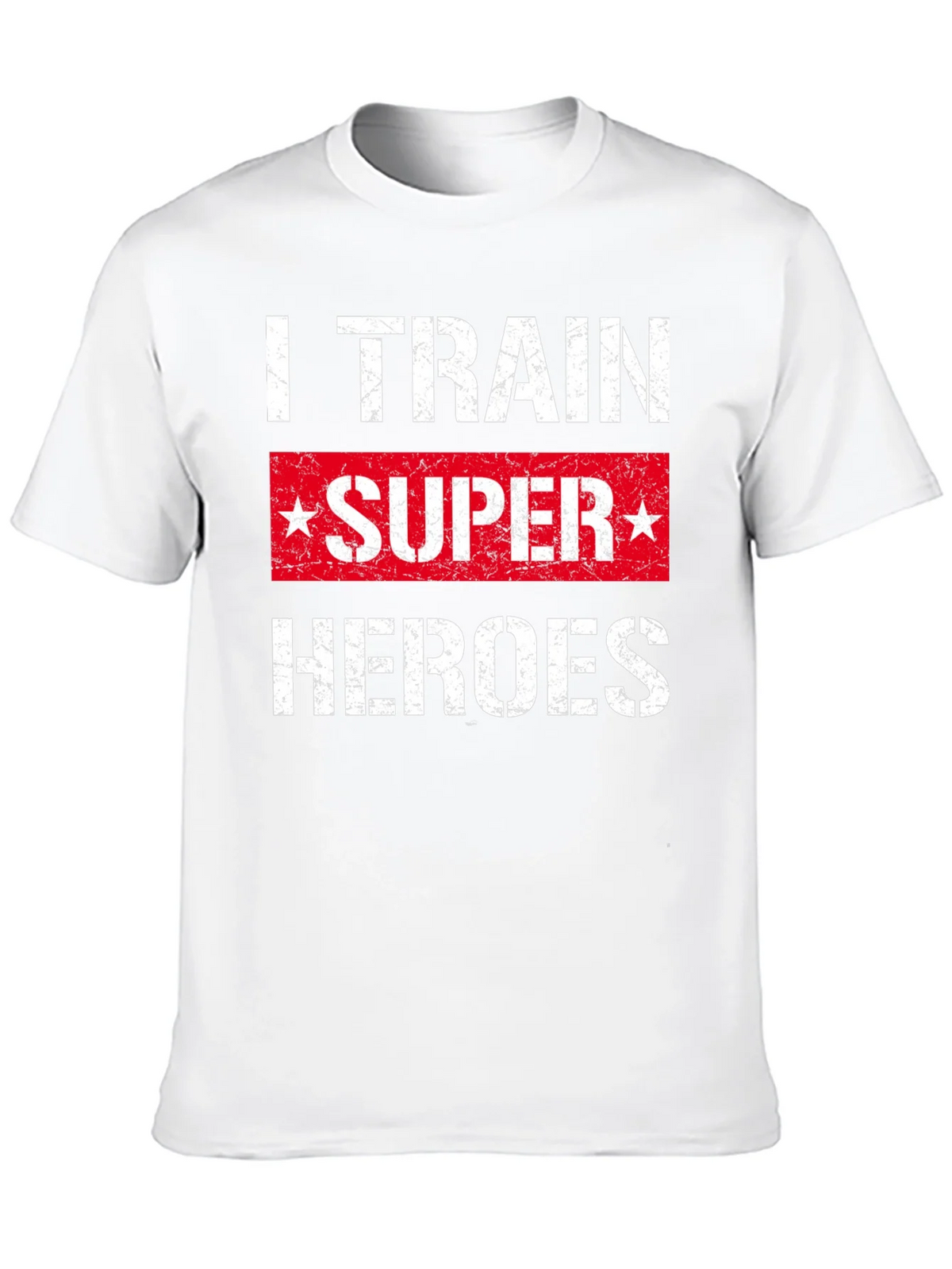 I Train Super Heroes T-Shirt - Black product image 12