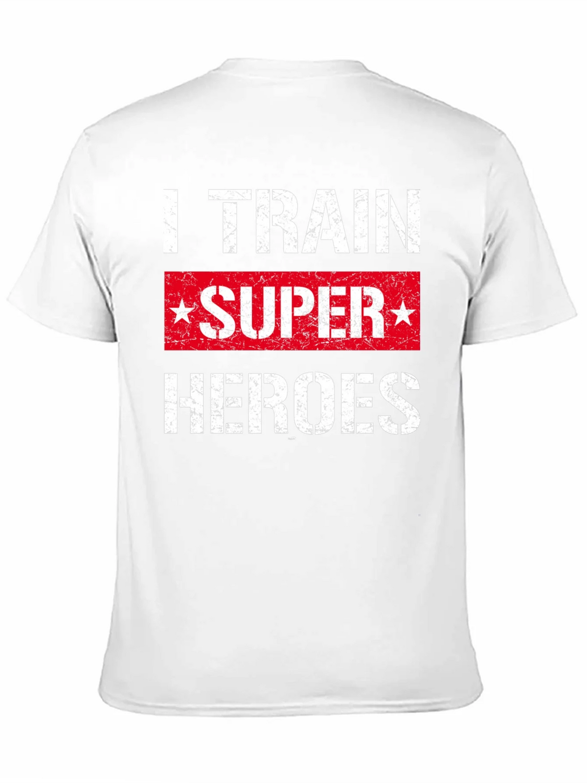 I Train Super Heroes T-Shirt - Black product image 2