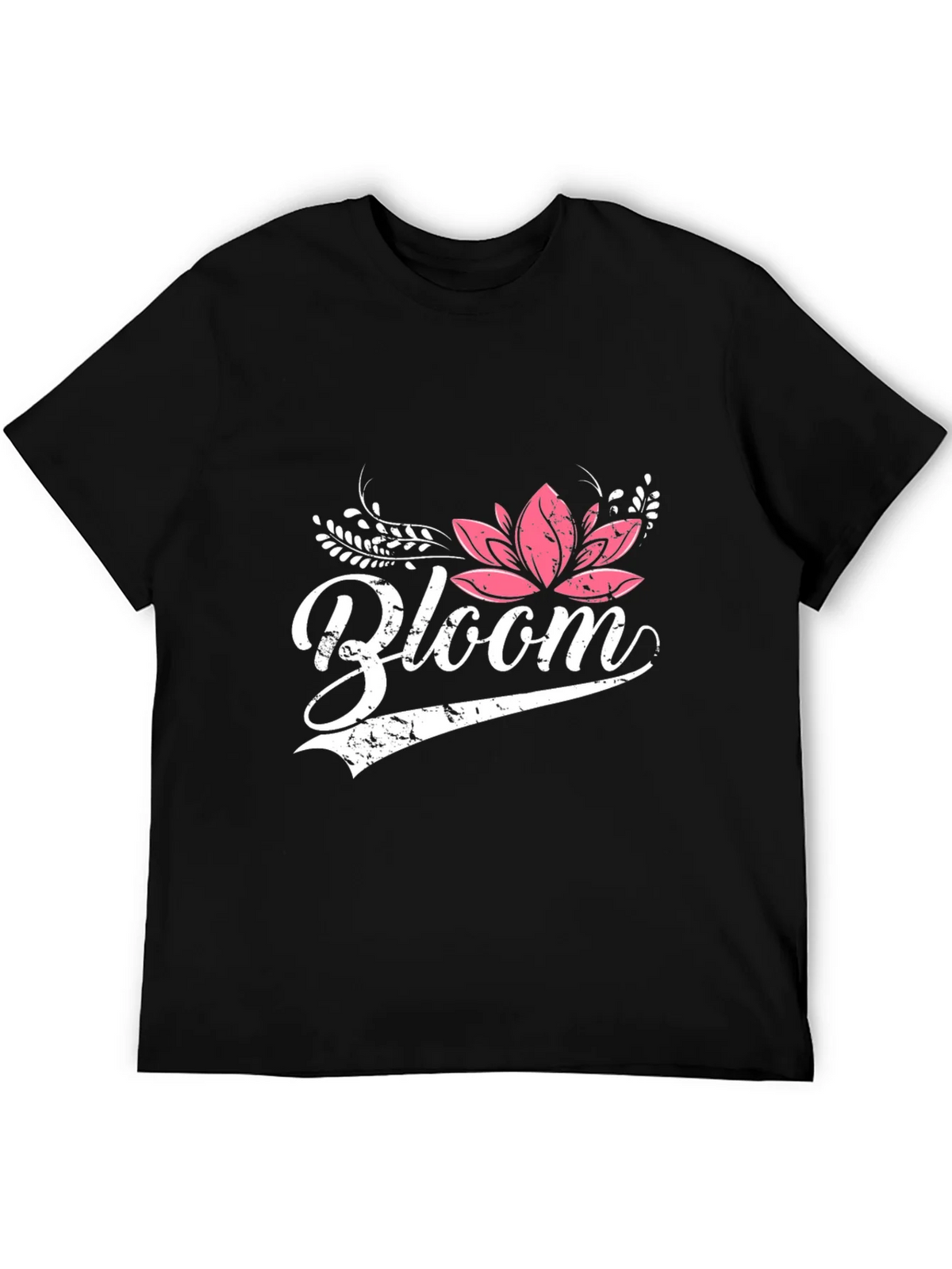 Bloom Graphic Tee - Black Cotton Shirt product image 8