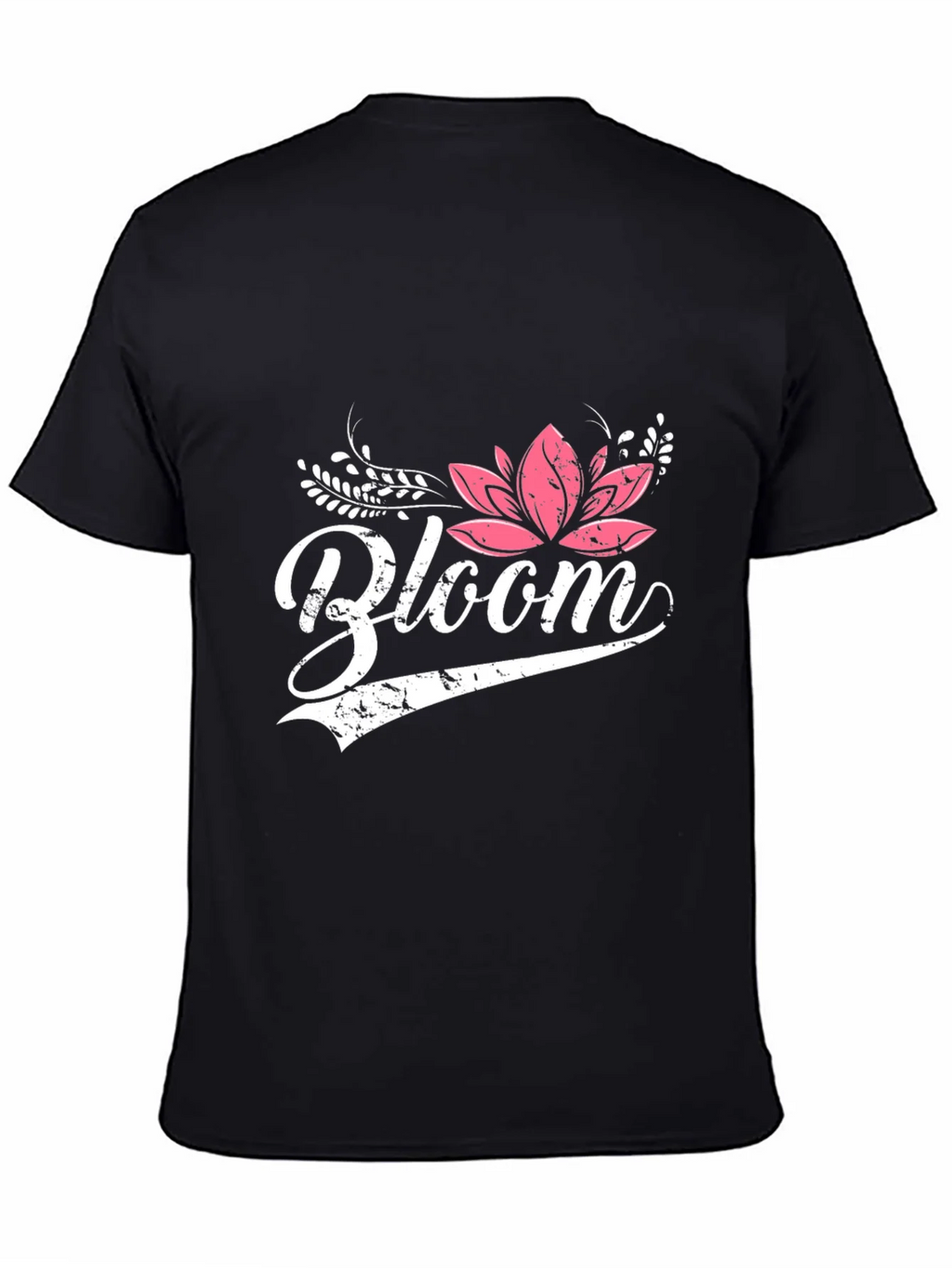 Bloom Graphic Tee - Black Cotton Shirt product image 7