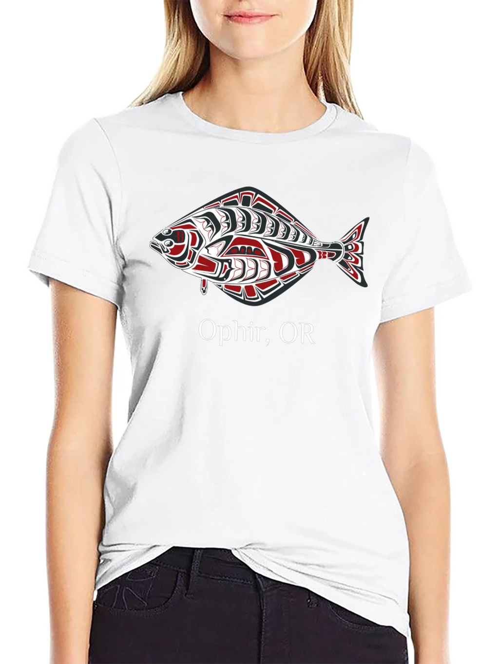 Ophir OR Fish Graphic T-Shirt - Black product image 11