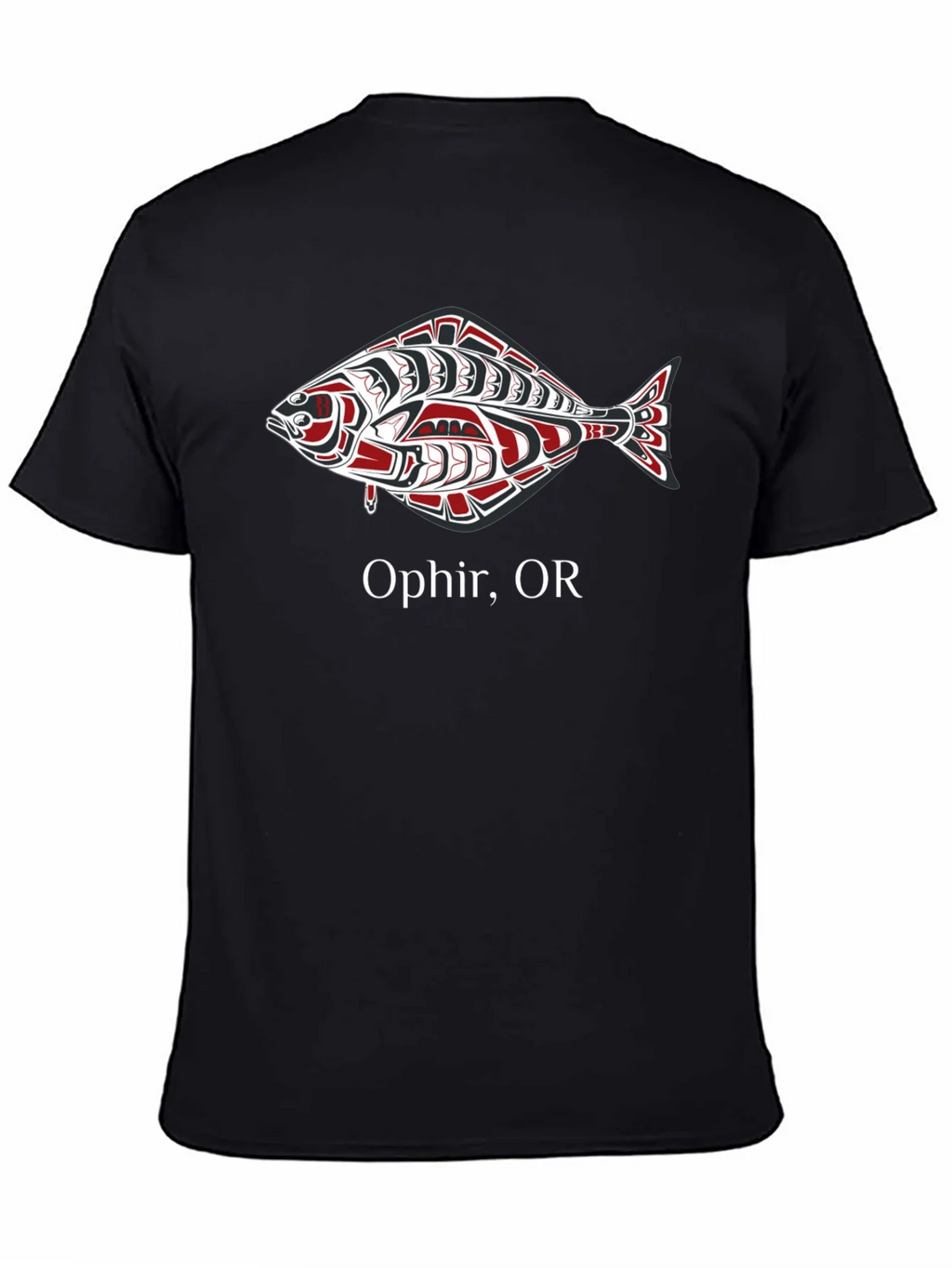 Ophir OR Fish Graphic T-Shirt - Black product image 7